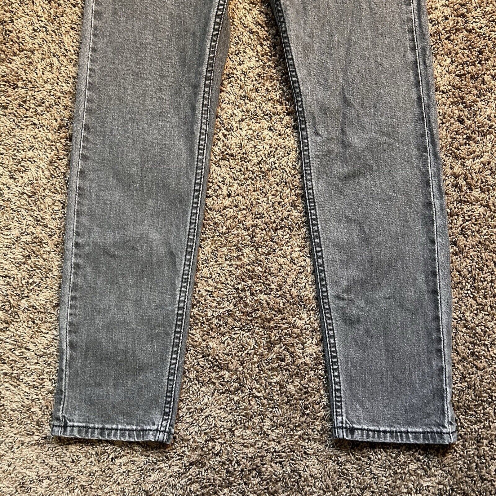 Levi's Levis 512 Jeans 28x30 Black/Grey Denim Slim Taper Fit Casual Size US 28 / EU 44 - 2 Thumbnail