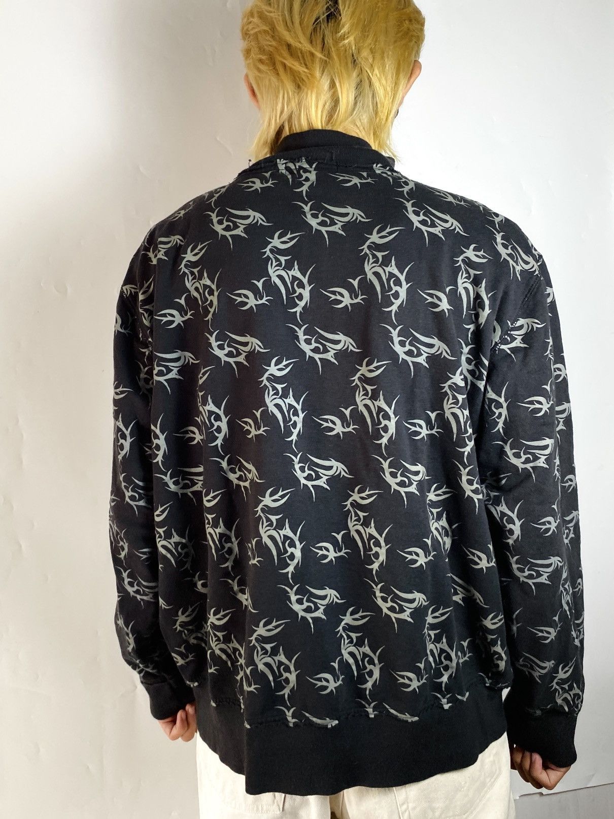 Le Grande Bleu (L.G.B.) Undefined Qnatro-Q tribal sweater zip up ifsxstyle lgb Size US M / EU 48-50 / 2 - 4 Thumbnail