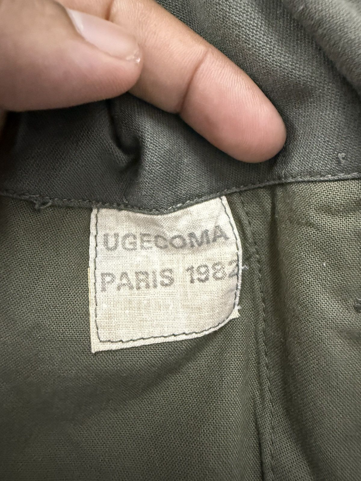 FrenchTrotters × Vintage 🔥 Vtg 1982 UGECOMA PARIS ARMEE FRANCAISE TRUE MILLITARY Size US S / EU 44-46 / 1 - 10 Thumbnail