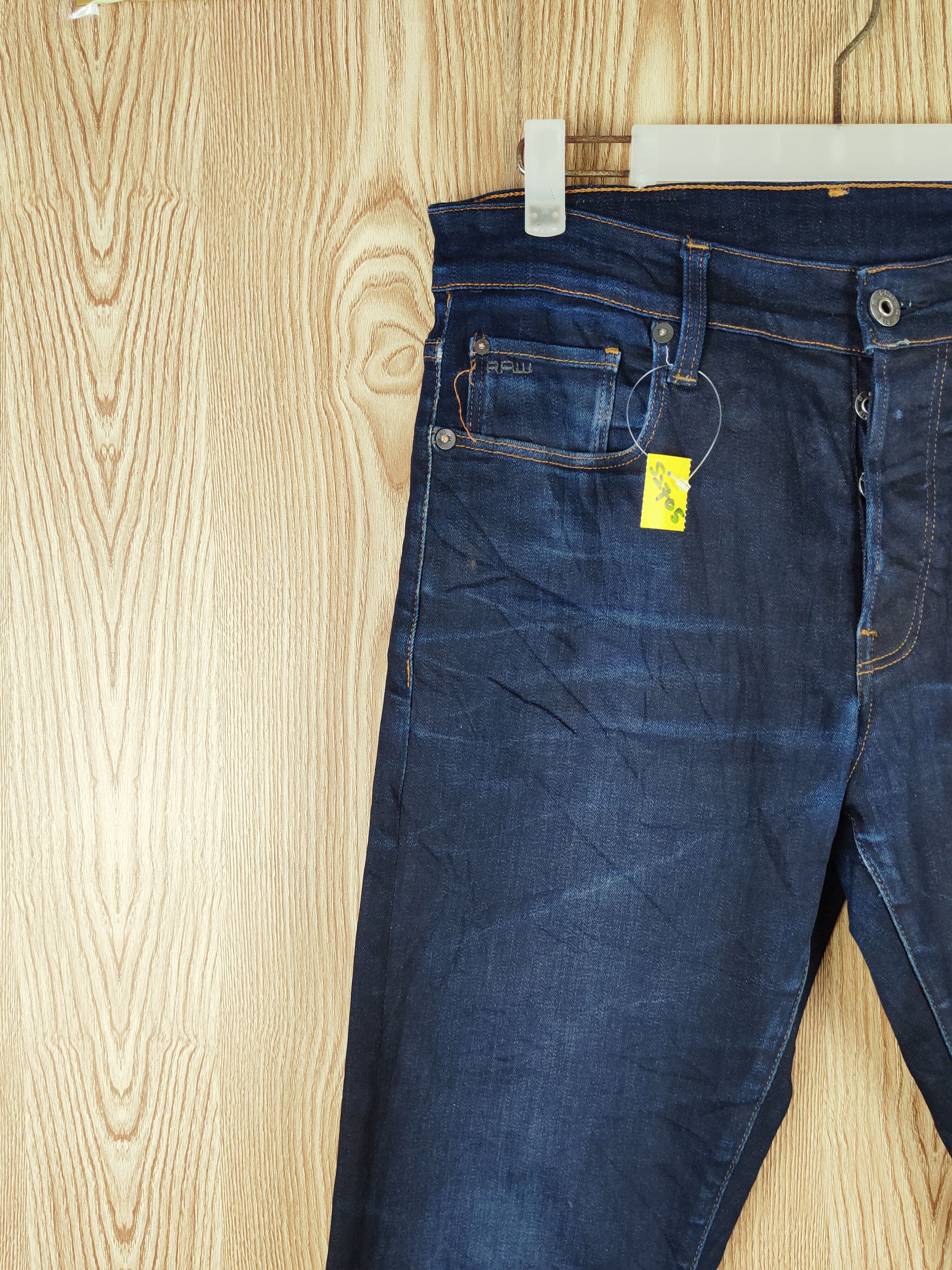 G-Star G-Star Raw Dark Blue Distressed Ripped Jeans #S2705 Size US 30 / EU 46 - 4 Thumbnail