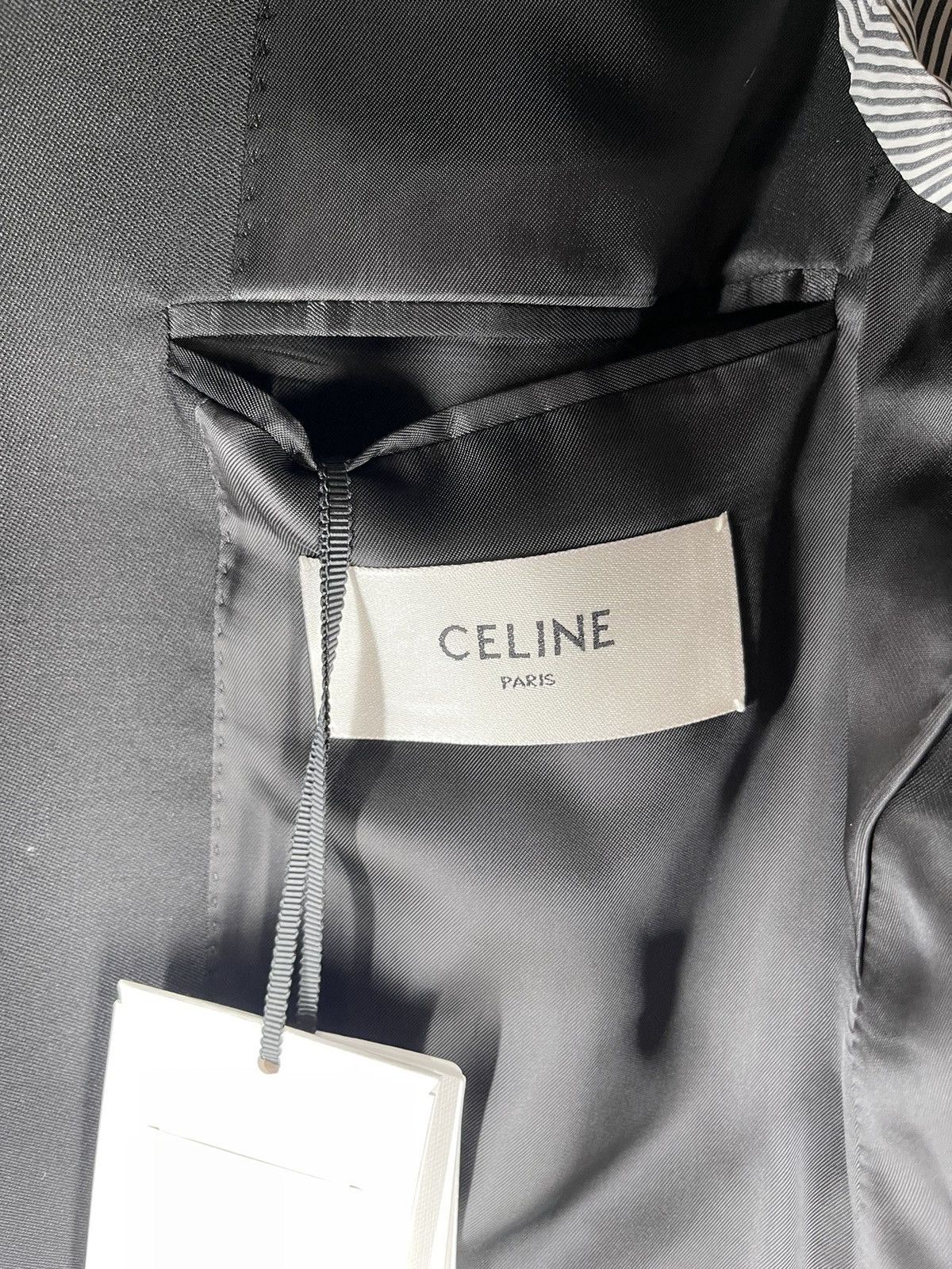 Celine CELINE Boxy Diamond Jacket Size 50 Size 50R - 5 Thumbnail