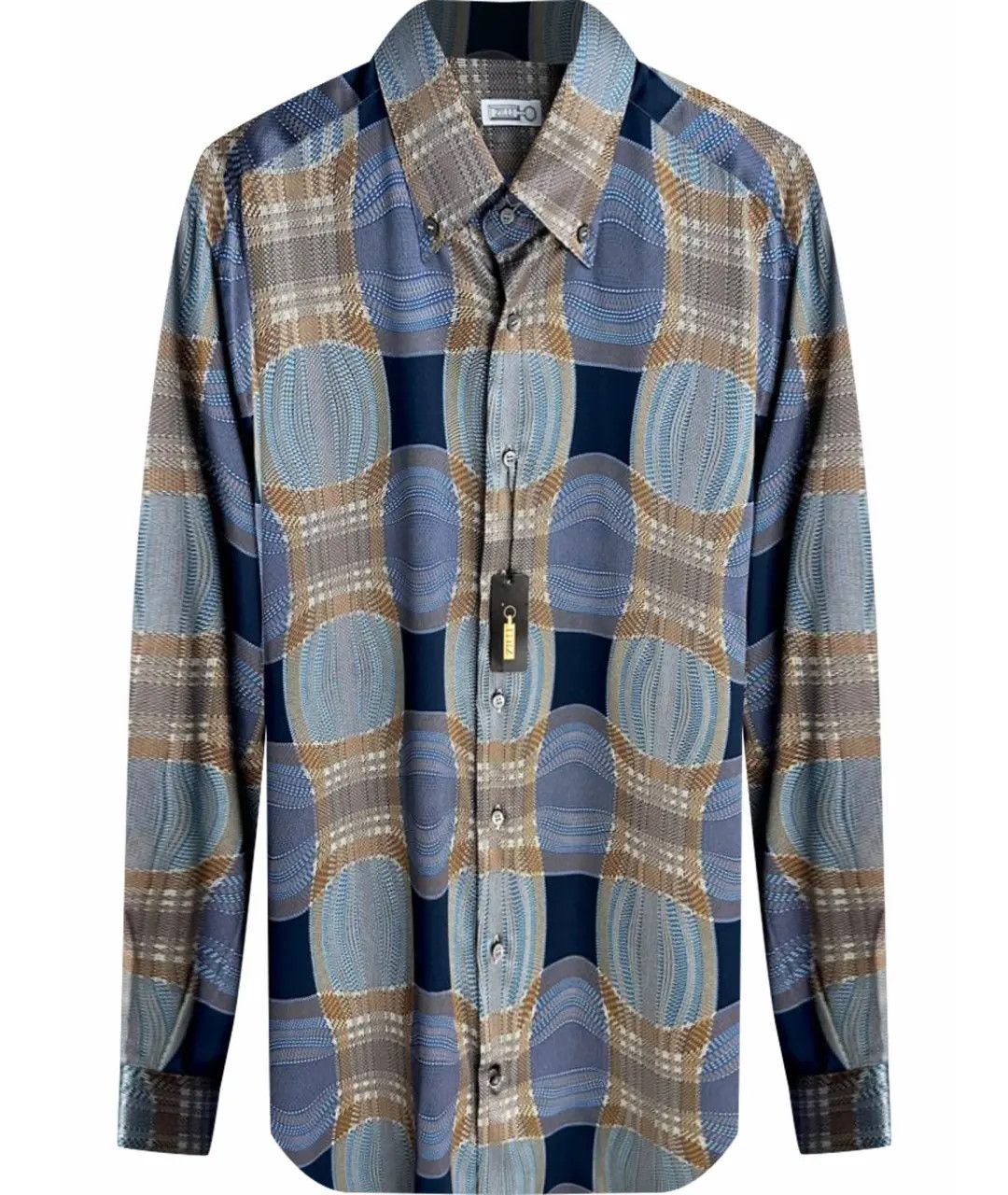 Zilli Men's silk shirt ZILLI Size US L / EU 52-54 / 3 - 1 Thumbnail