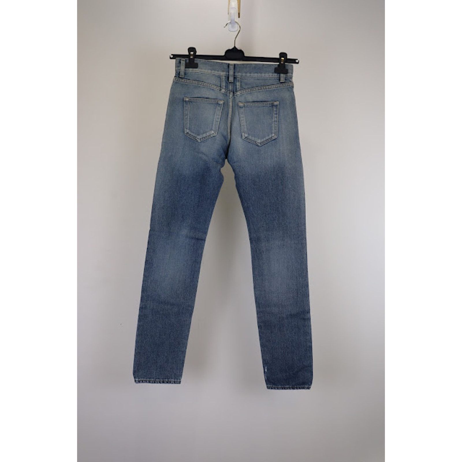 Saint Laurent Paris o1rshd1 Q:4 / D10 Denim Jeans in Blue Size US 30 / EU 46 - 7 Thumbnail