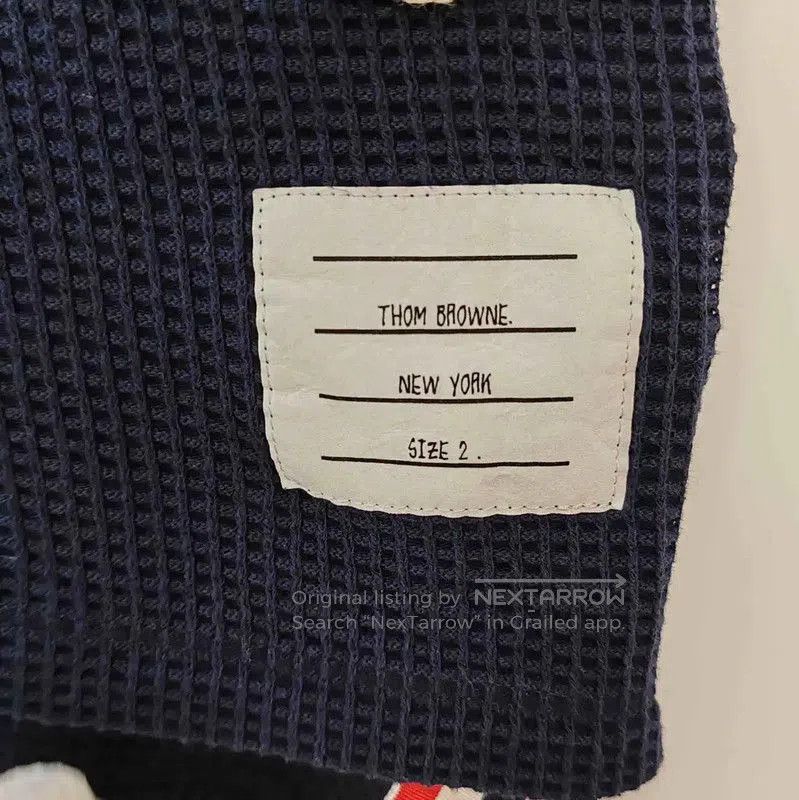 Thom Browne Thom Browne Navy Cotton Men's Polo Shirt . Size US M / EU 48-50 / 2 - 7 Thumbnail