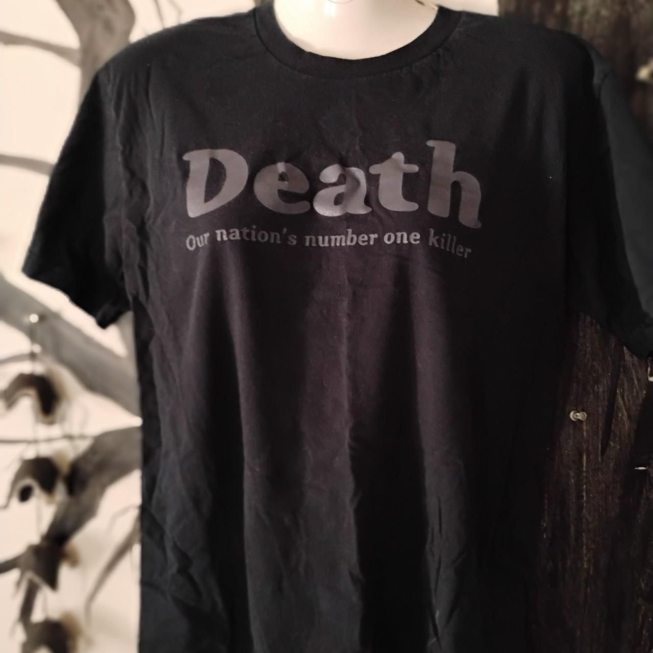 Other DEATH Our nation's number one killer. T-shirt size Medium Size US S / EU 44-46 / 1 - 1 Thumbnail