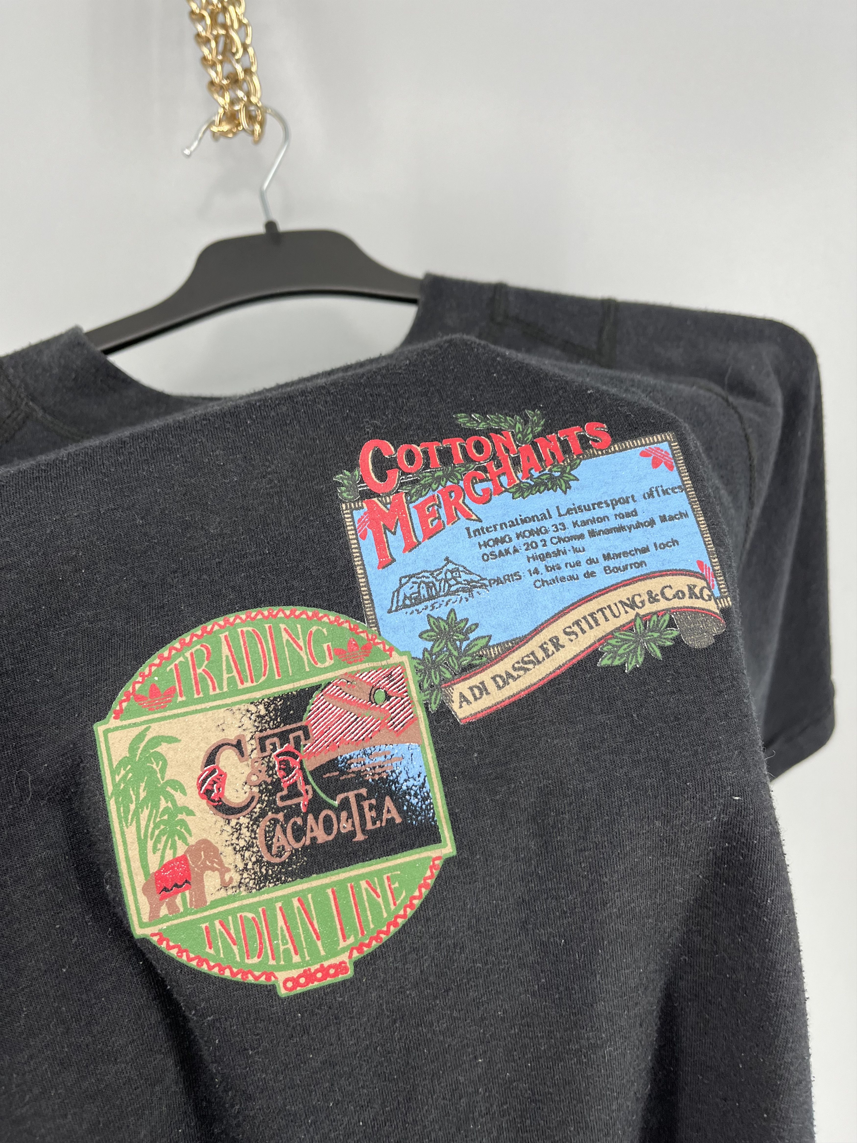 Adidas RARE!! Vintage Y2K 90s Adidas Logo Tee Streetwear Made Spain Size US S / EU 44-46 / 1 - 9 Thumbnail