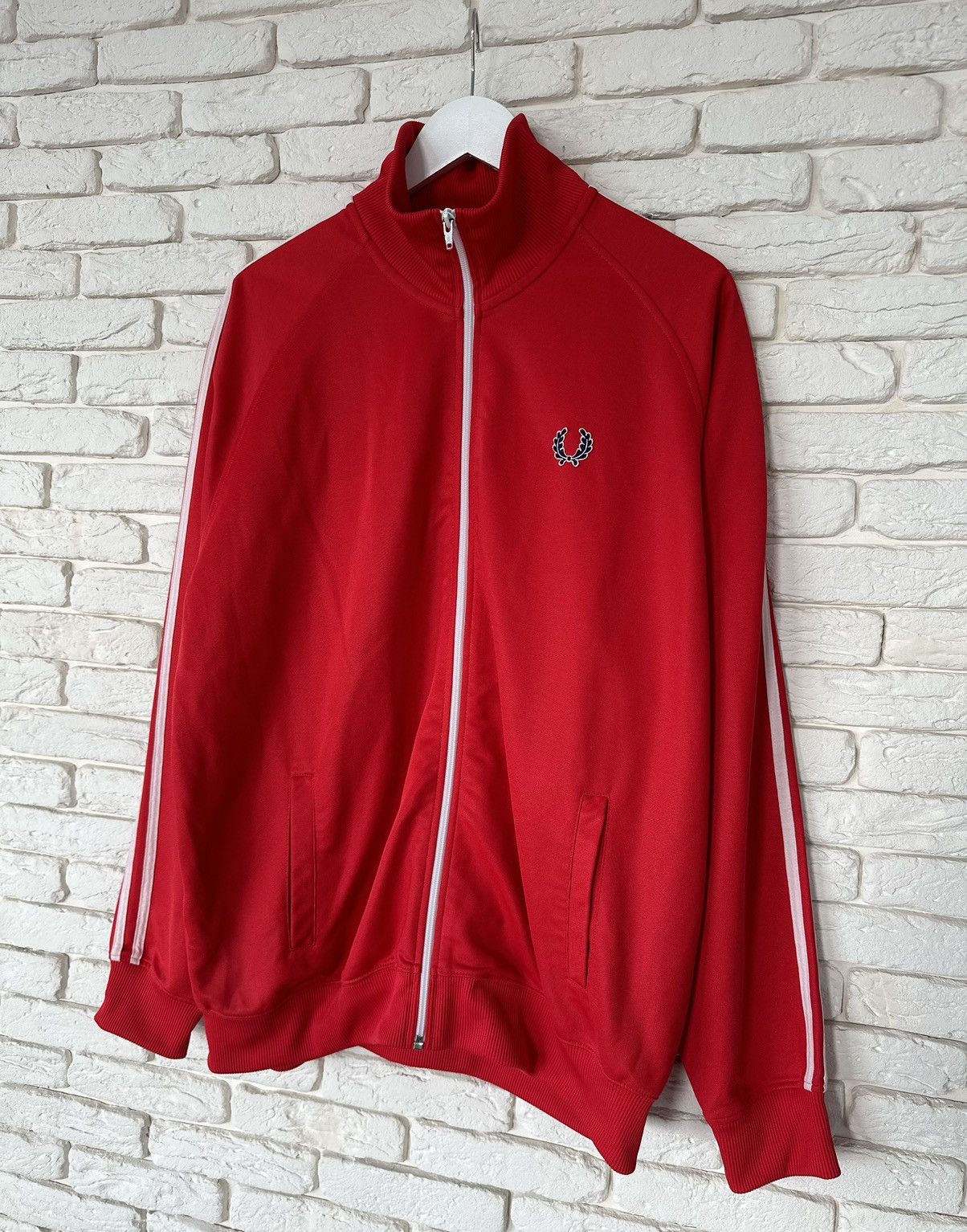 Fred Perry × Vintage Fred Perry Logo Jacket Zipper Men's Size XL Size US XL / EU 56 / 4 - 3 Thumbnail