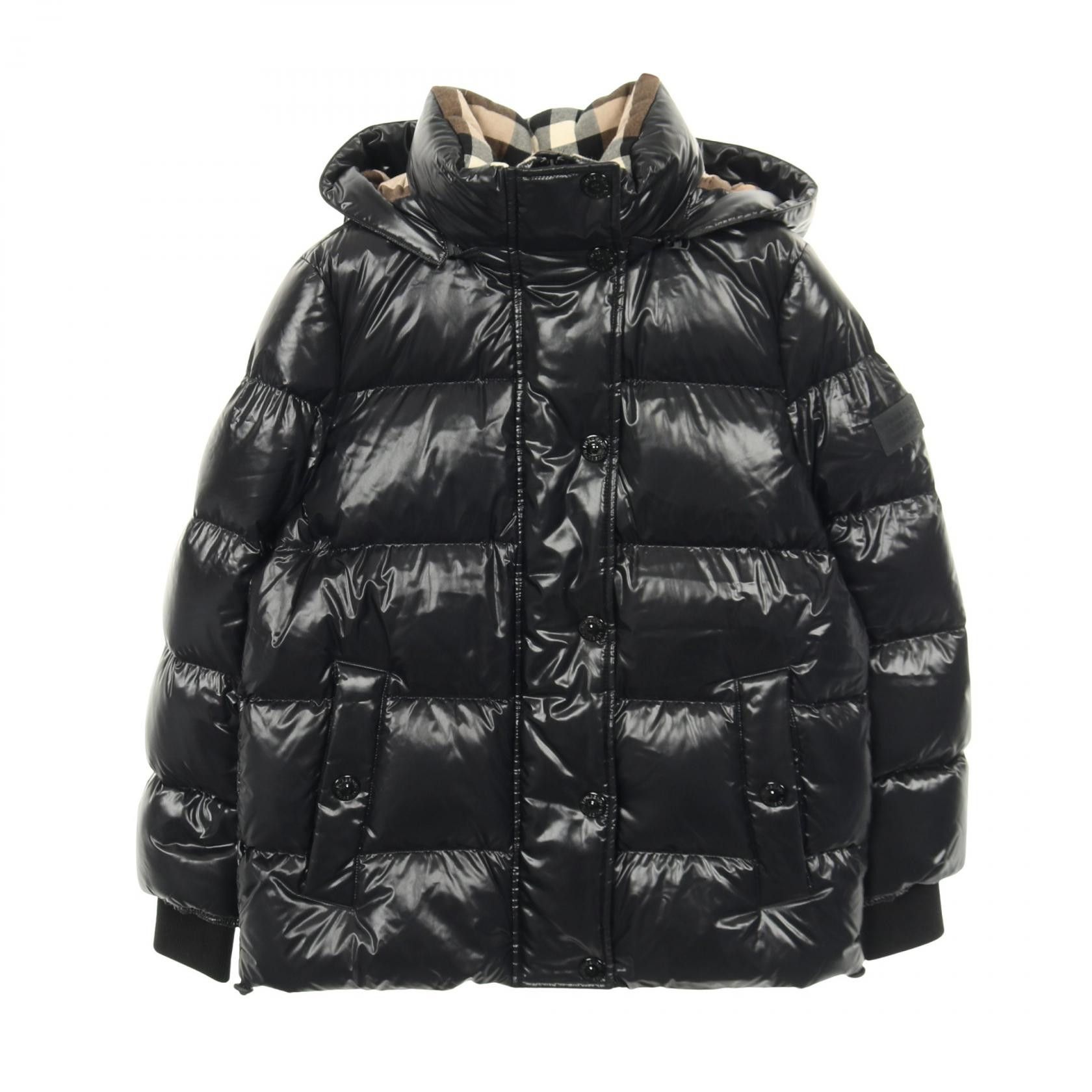 Burberry Burberry Burberry Detachable Logo Applique Nylon Down Jacket Textile Outerwear DUTY FREE for USA Size ONE SIZE - 1 Thumbnail