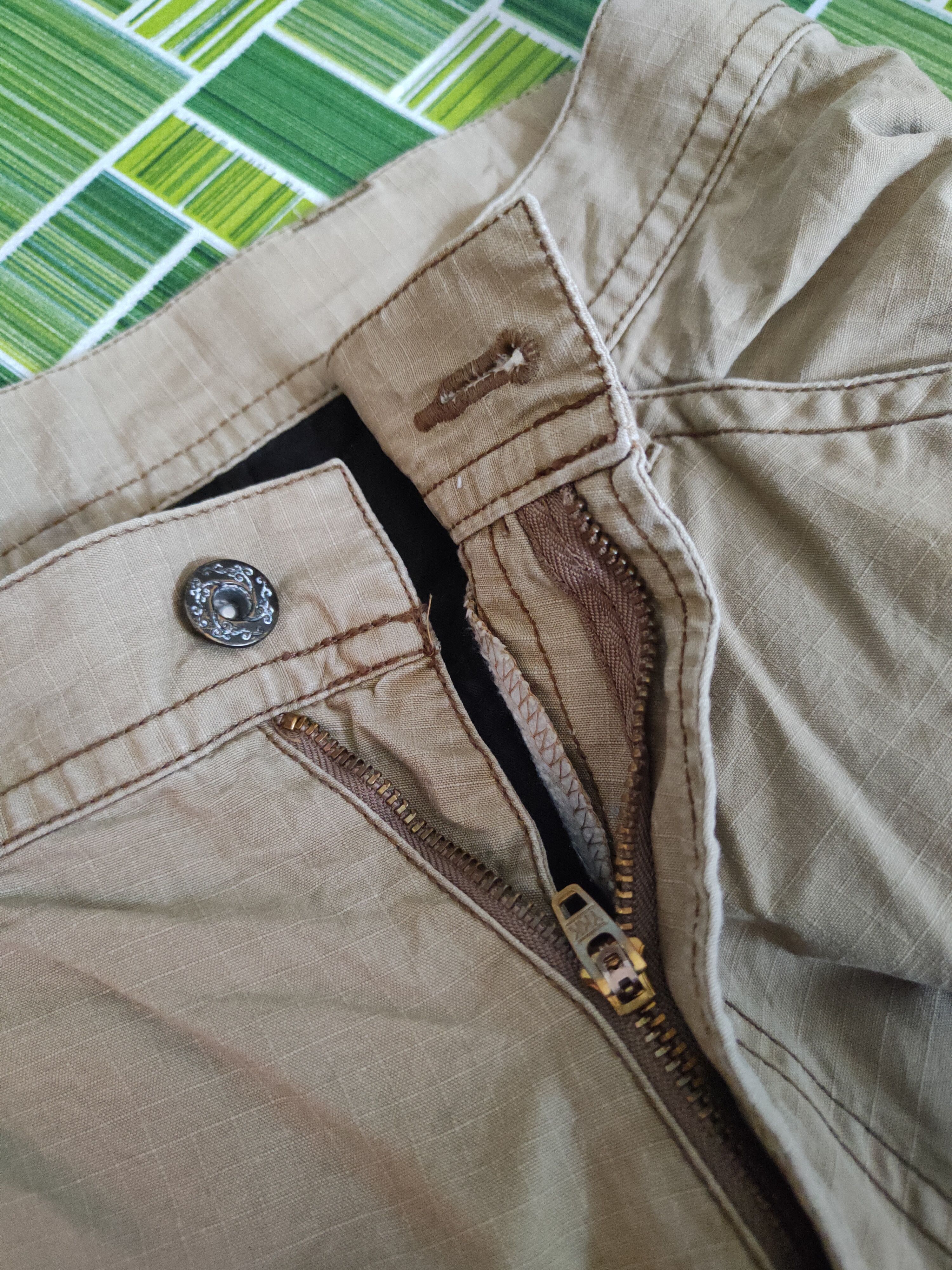 Japanese Brand Burtle Brown Multipocket Baggy Cargo Pants N#S21 Size US 30 / EU 46 - 14 Thumbnail