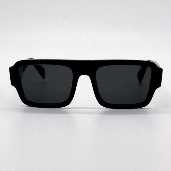 Prada NEW PRADA SPR A05 16K08Z SQUARE BLACK PRA05S 16K08Z UNISEX P Size ONE SIZE - 5 Thumbnail