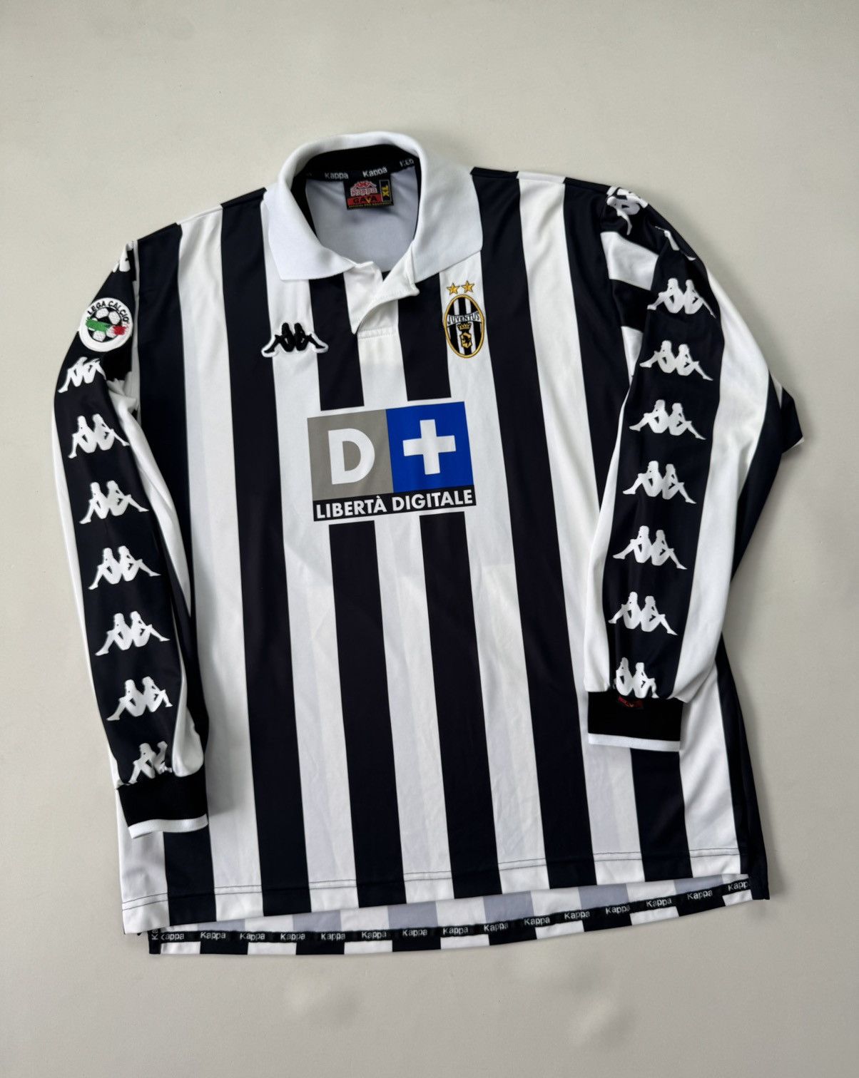 Kappa Juventus 1999 Home Player Issue Jersey Original Del Piero 10 Size US XL / EU 56 / 4 - 1 Thumbnail