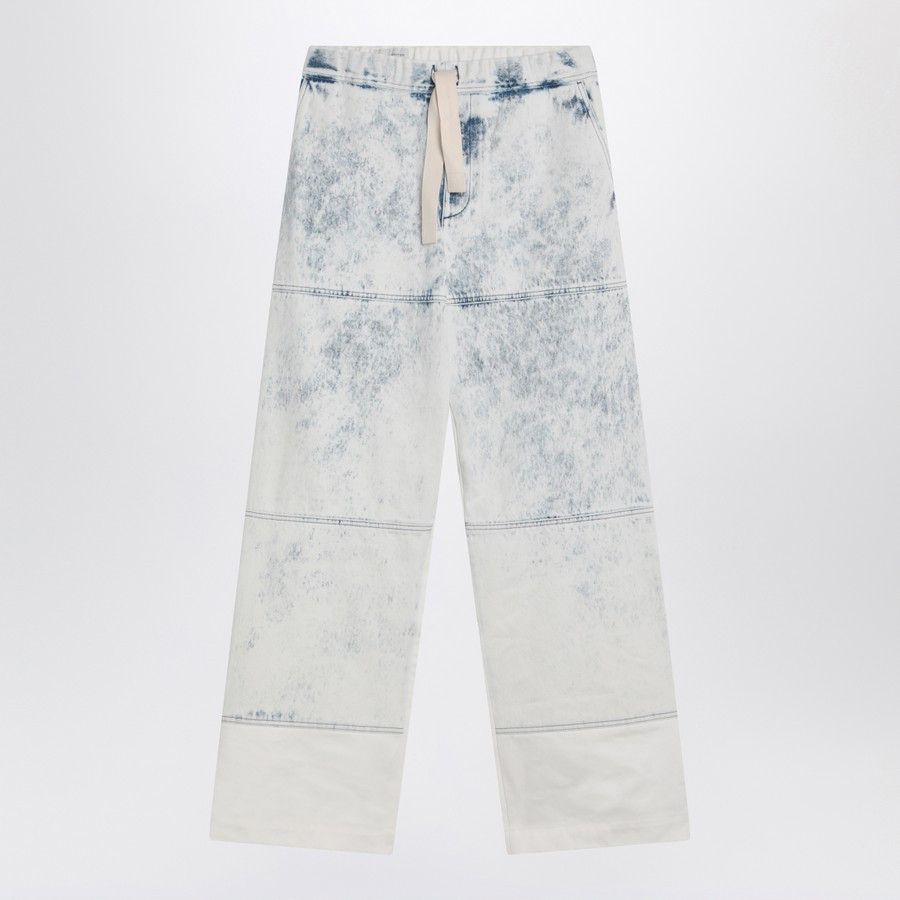 Dries Van Noten o1d2blof0226 Jeans Pants in Light Blue Size US 30 / EU 46 - 1 Thumbnail