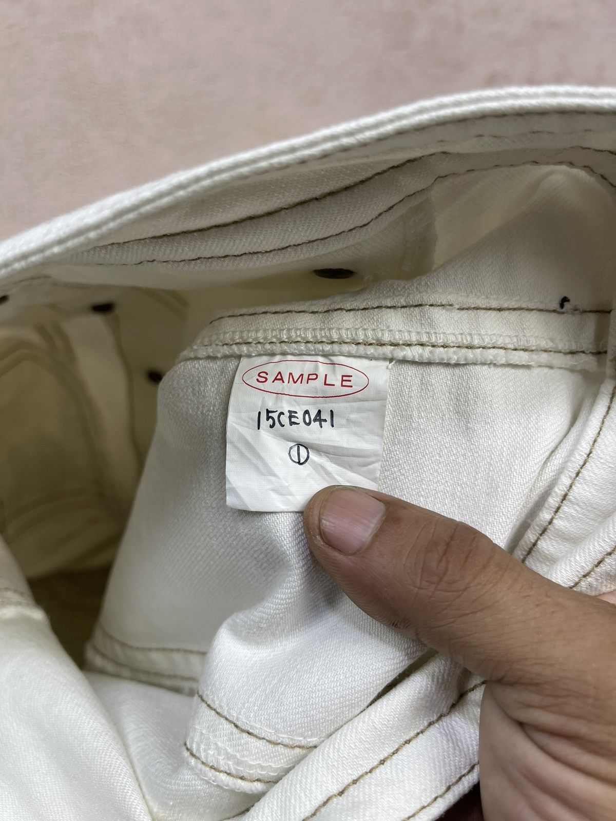 agnes b. SAMPLE DESIGN Agnes B White Denim Jackets Size XXS / US 00 / IT 34 - 9 Thumbnail