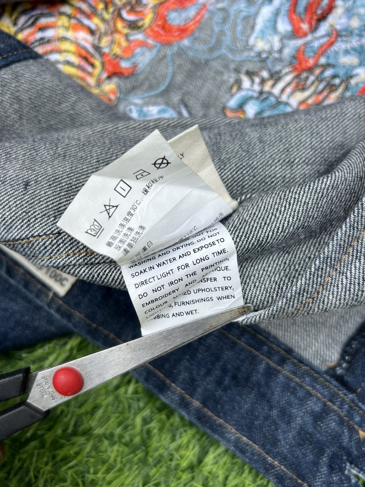 Evisu EVISU Heritage Denim jacket- Dragon&Tiger Ukiyo- Masterpiece Size US S / EU 44-46 / 1 - 10 Thumbnail