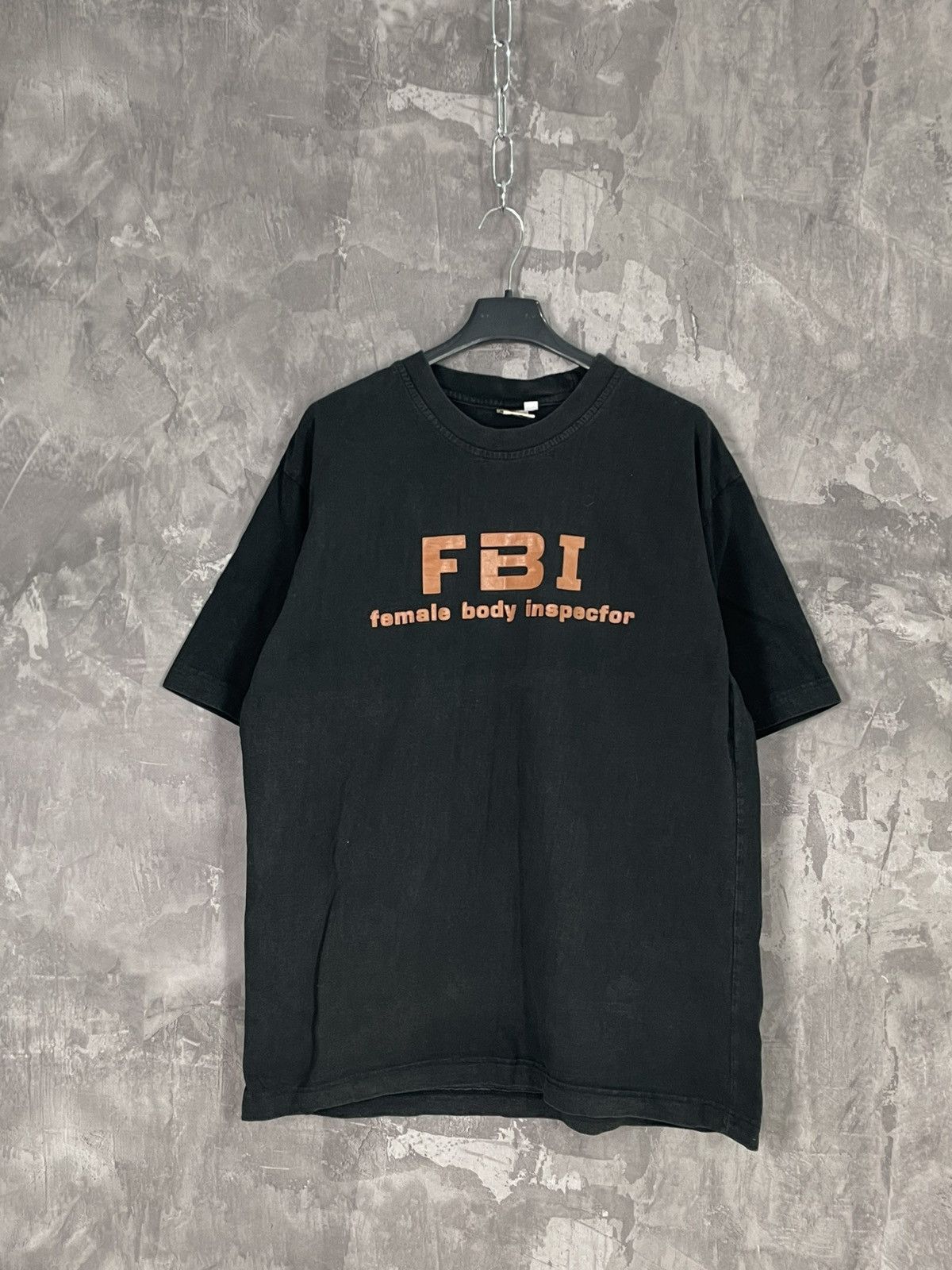Faded Glory × Vintage FADED VINTAGE FBI FEMALE BODY INSPECTOR T SHIRT Size US L / EU 52-54 / 3 - 1 Thumbnail