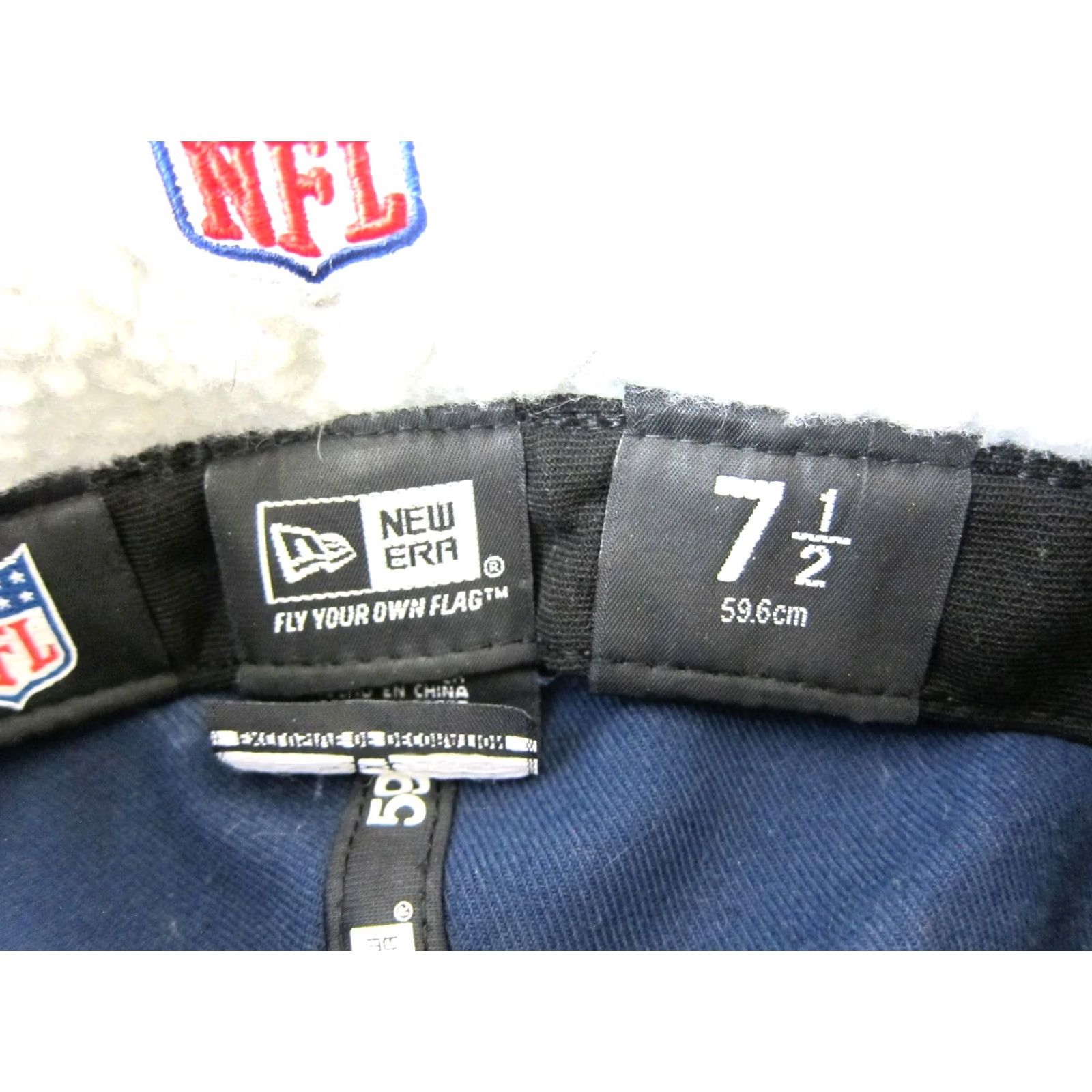 New Era NFL New Era San Diego Chargers Hat 7 1/2 Blue Faux Fur Ear Flap Brim 59Fifty Men Size ONE SIZE - 8 Thumbnail