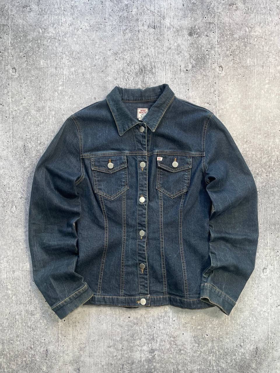Japanese Brand × Miss Sixty × Vintage Vintage Crazy Miss Sixty Denim Jacket Y2K Size L / US 10 / IT 46 - 1 Thumbnail
