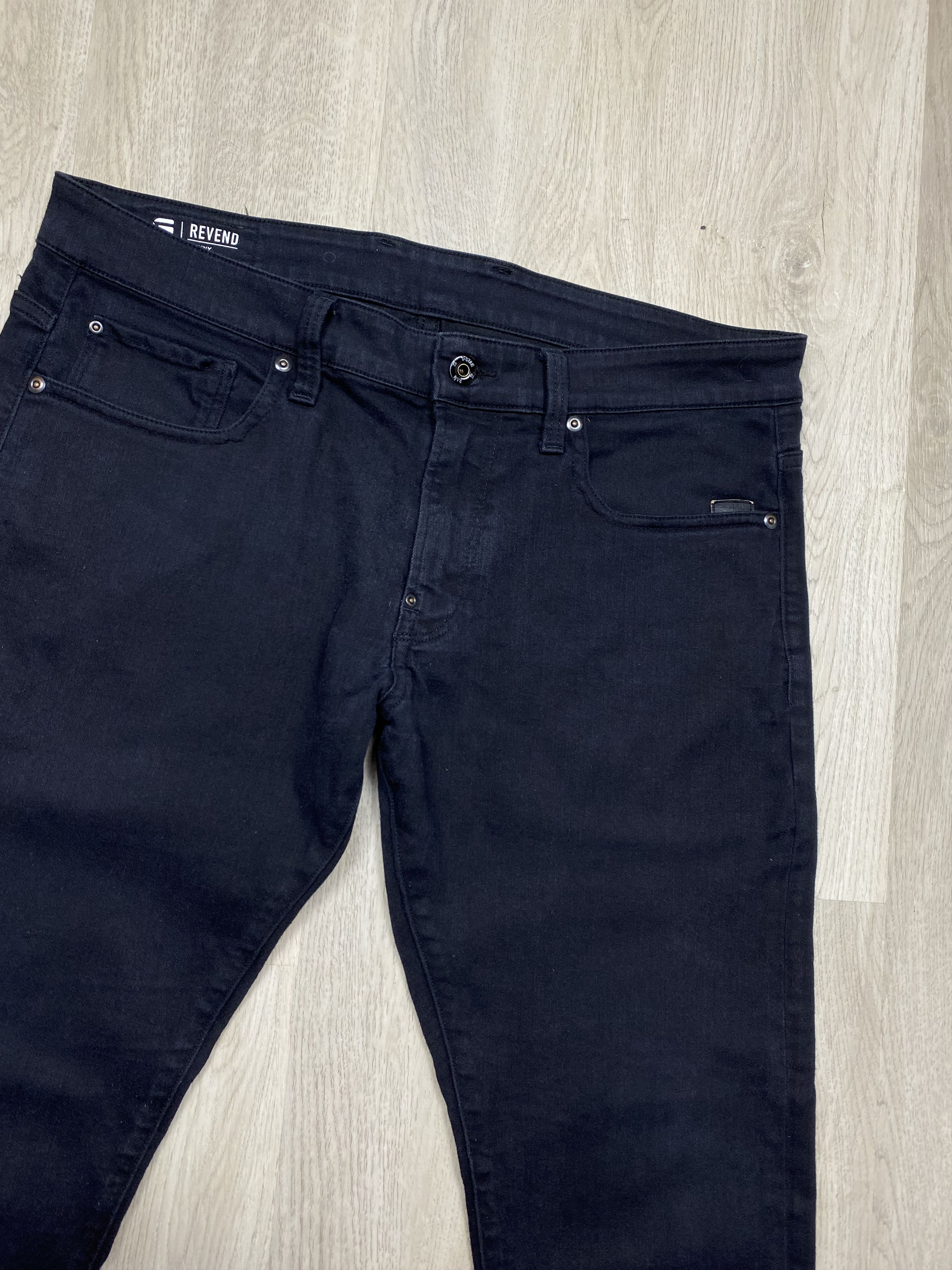 G-Star G Star Raw Vintage Mens Denim Pants Revend Skinny Jeans Size US 35 - 2 Thumbnail