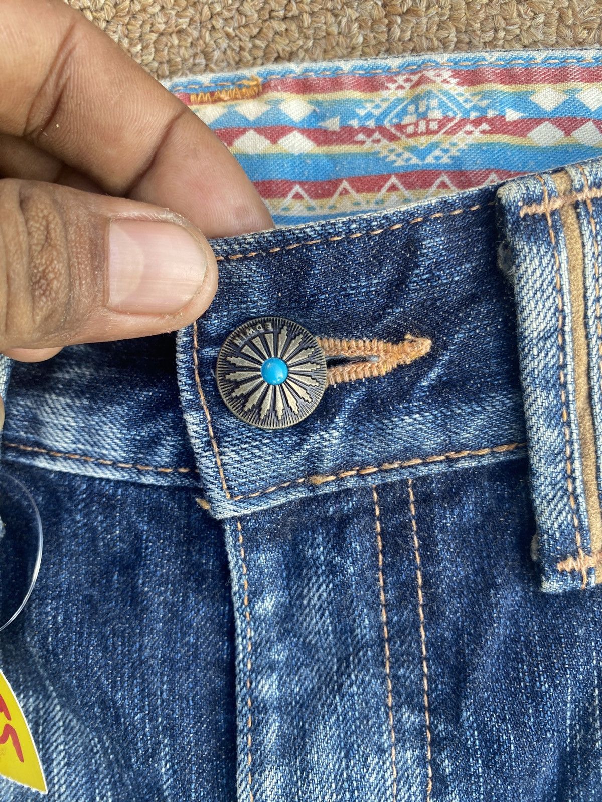 Edwin × PPFM Vintage edwin blue trip flare denim Size US 28 / EU 44 - 5 Thumbnail