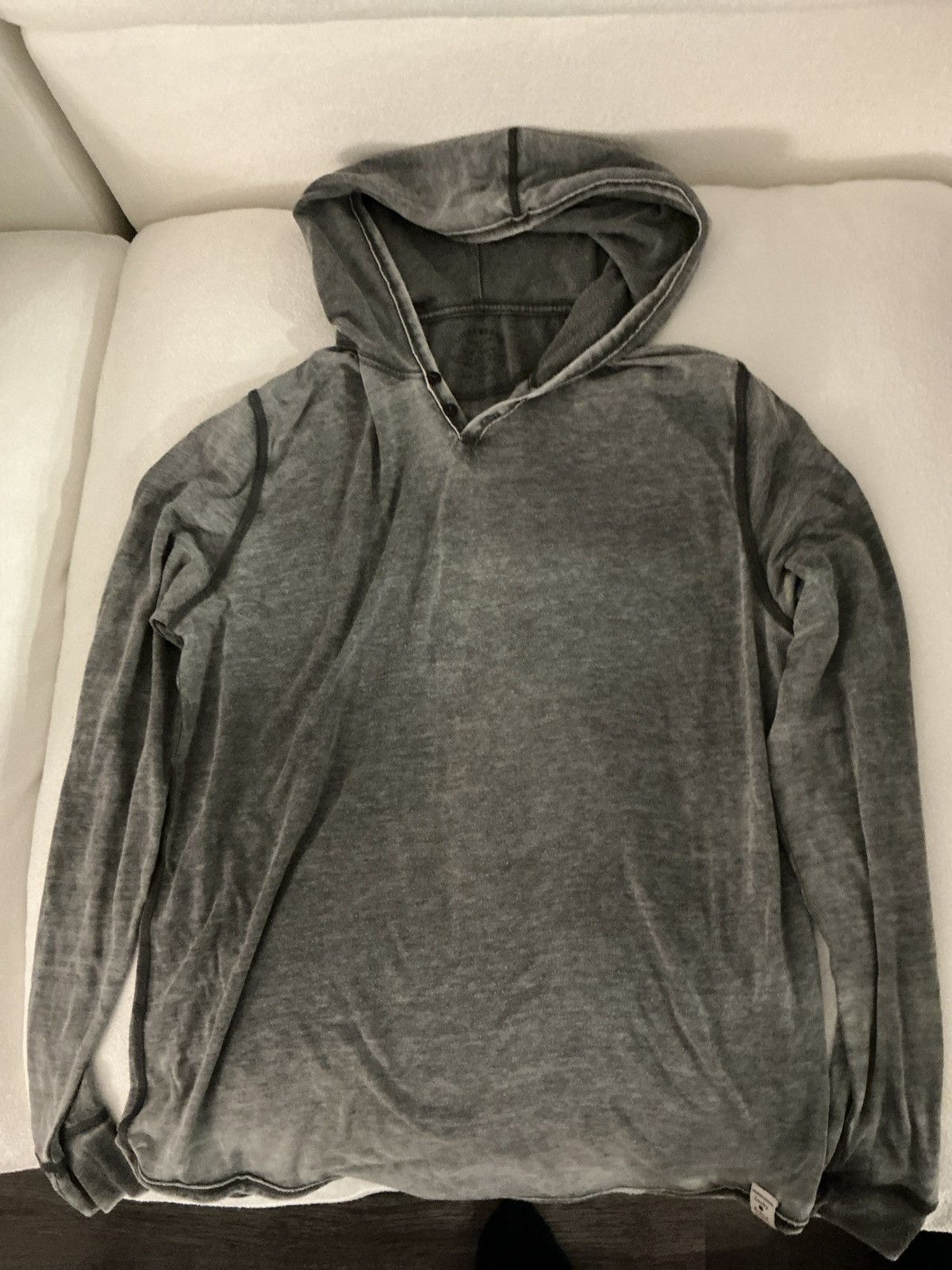 Lucky Brand Mens grey Lucky Pullover Hoodie Light Medium Size US M / EU 48-50 / 2 - 1 Preview