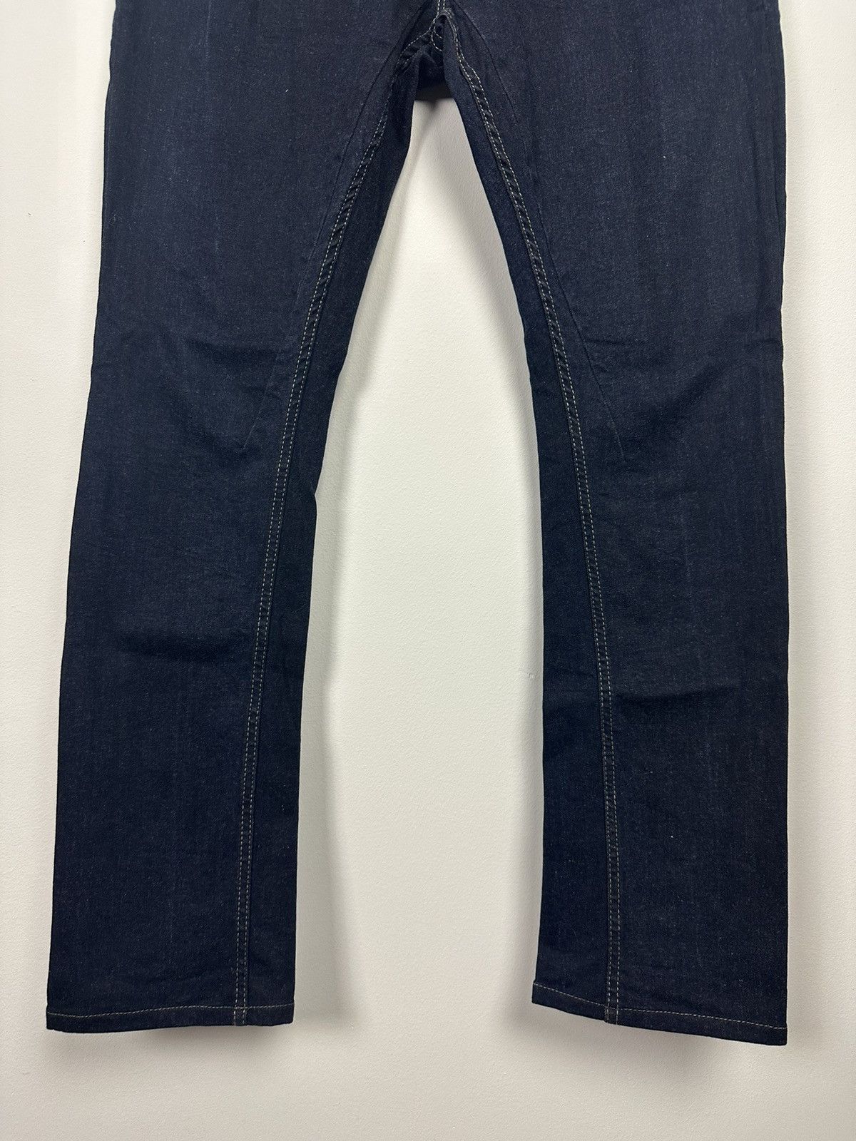 Rick Owens Dirty Blue Detroit Cut Denim Size US 33 - 3 Thumbnail