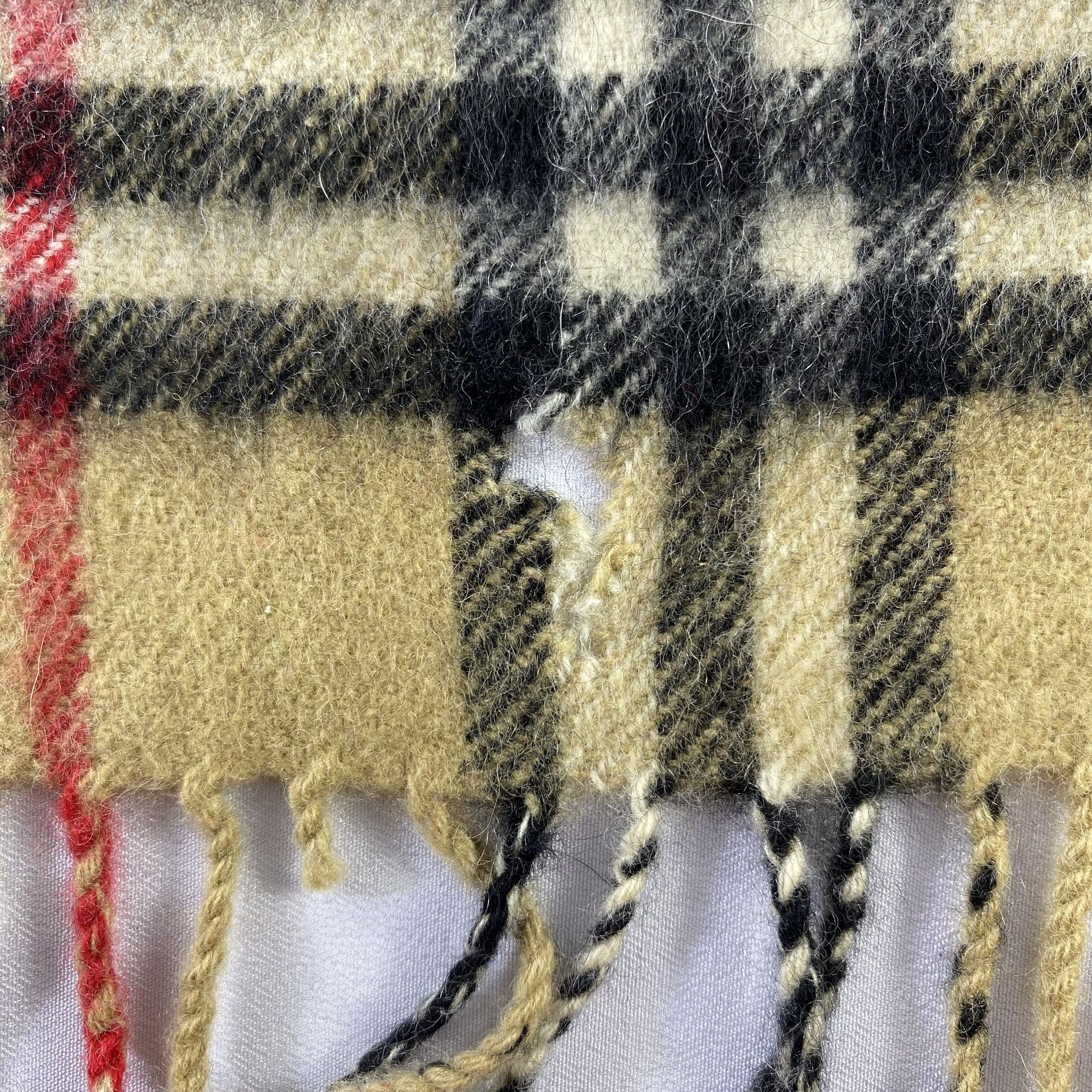 Burberry × Vintage Burberry Scarf Nova Check Neck Wrap Cashmere Muffler Size ONE SIZE - 2 Thumbnail