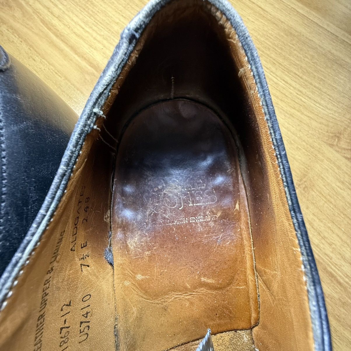 Crockett & Jones Crockett & Jones leather western oxfords brogue guidi style Size US 7.5 / EU 40-41 - 9 Thumbnail