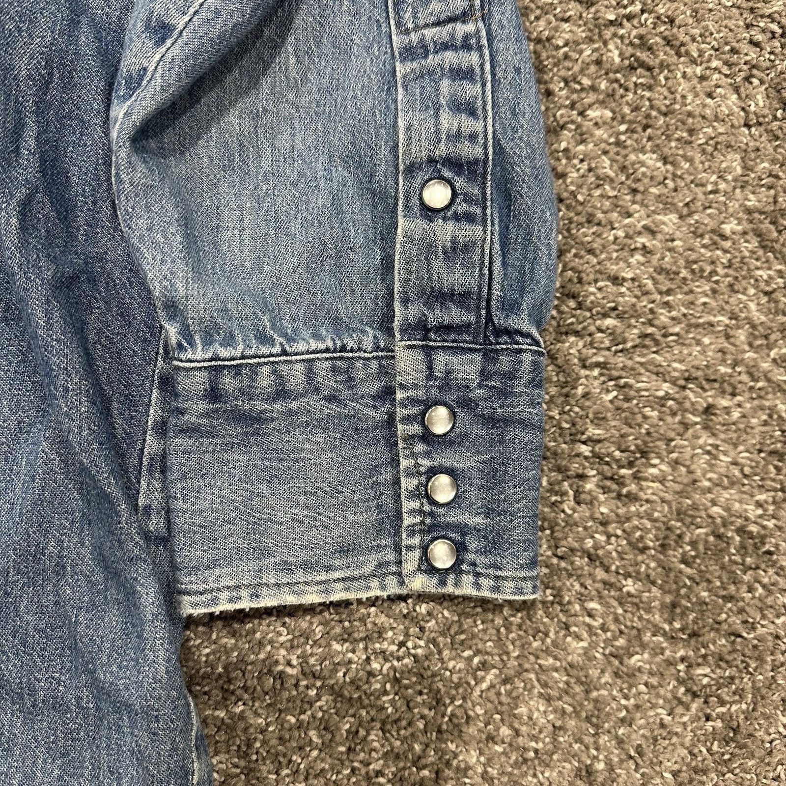 Big Mac Vtg Big Mac Denim Pearl Snap Western Shirt Mens Sz 2XL TALL Size US XXL / EU 58 / 5 - 8 Thumbnail