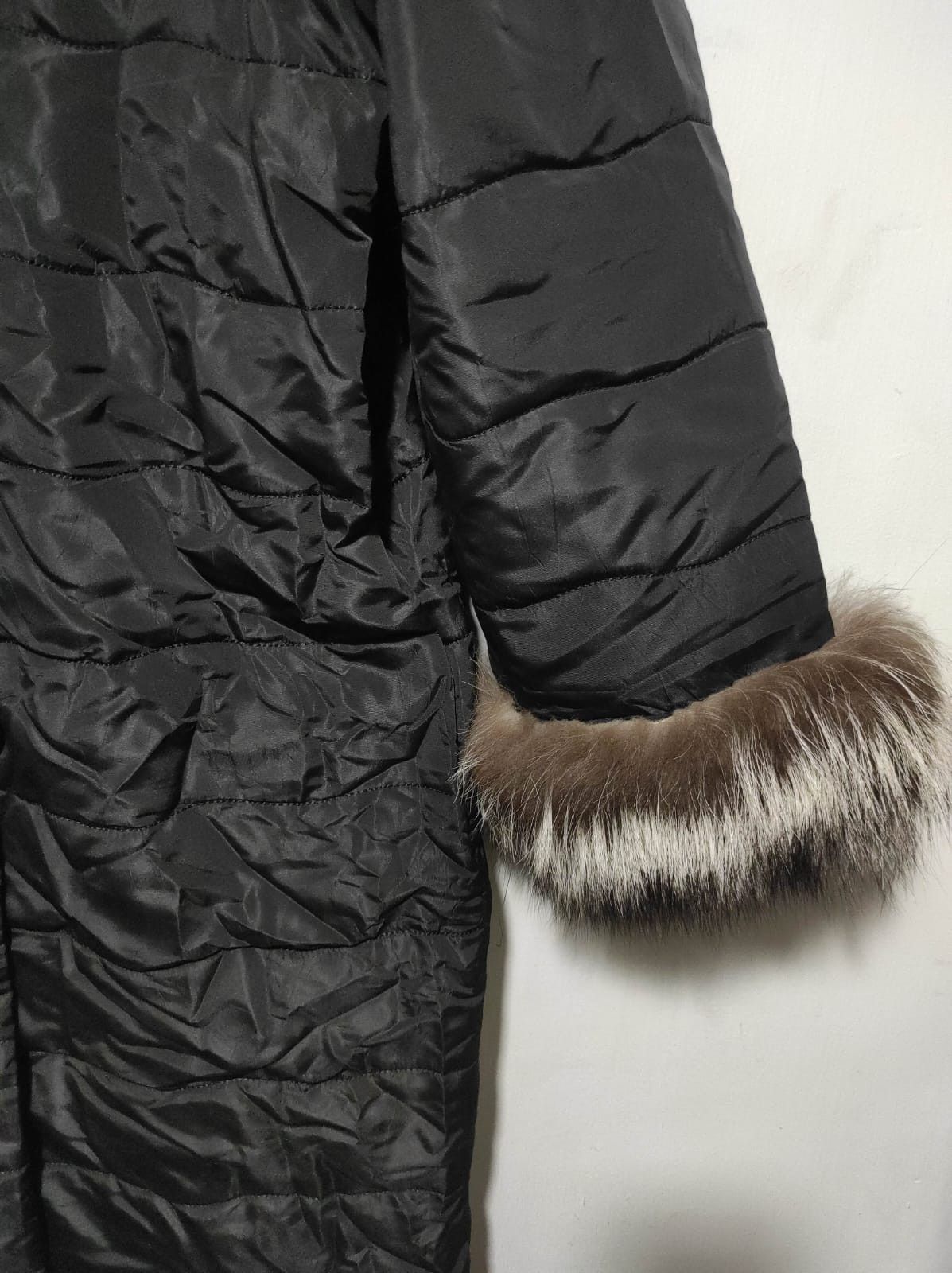 Japanese Brand Leilian made in Japan fur down puffer hoodie Jacket Size L / US 10 / IT 46 - 4 Thumbnail