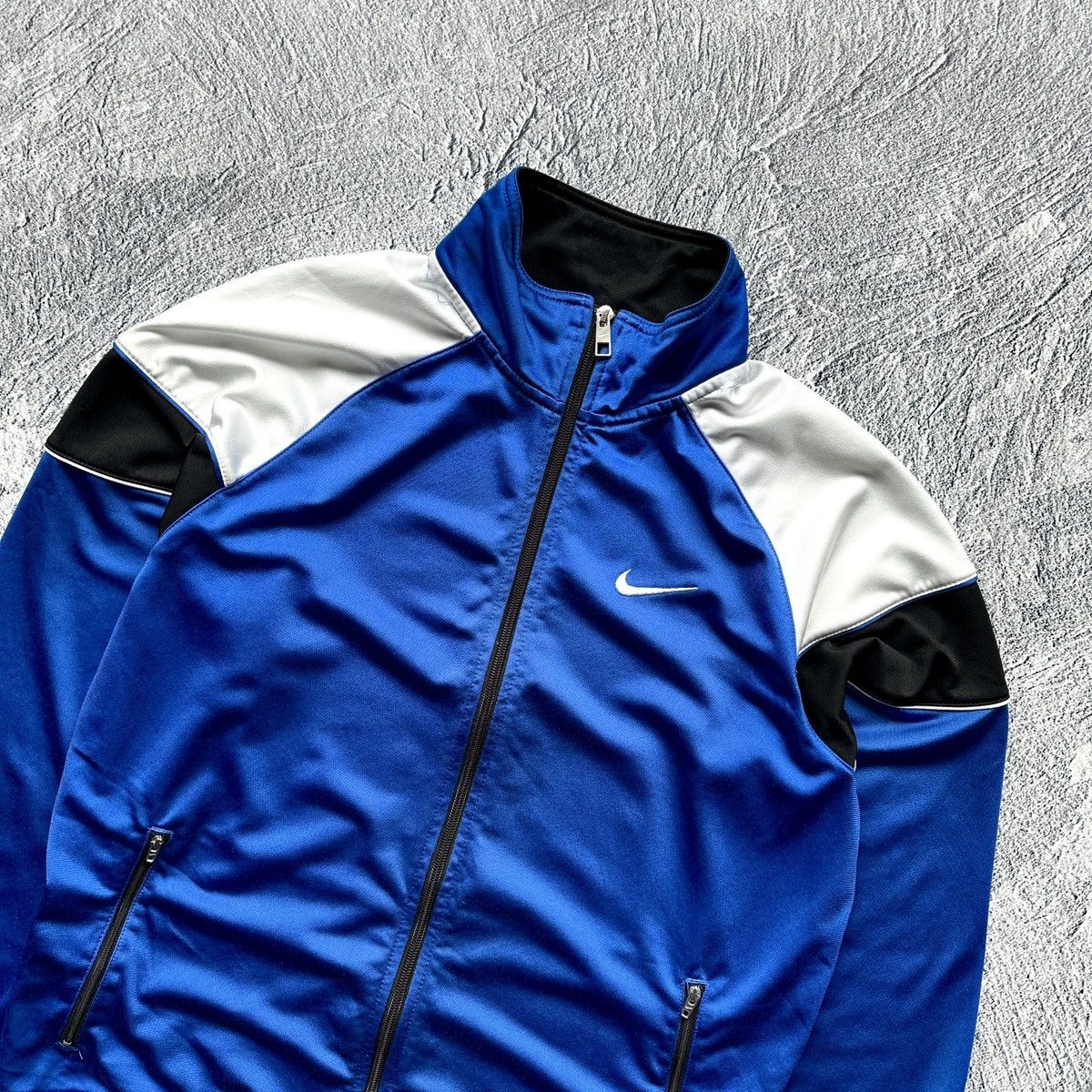 Nike Vintage Nike Track Jacket Full Zip YKK Blue Size: M Size US M / EU 48-50 / 2 - 5 Thumbnail