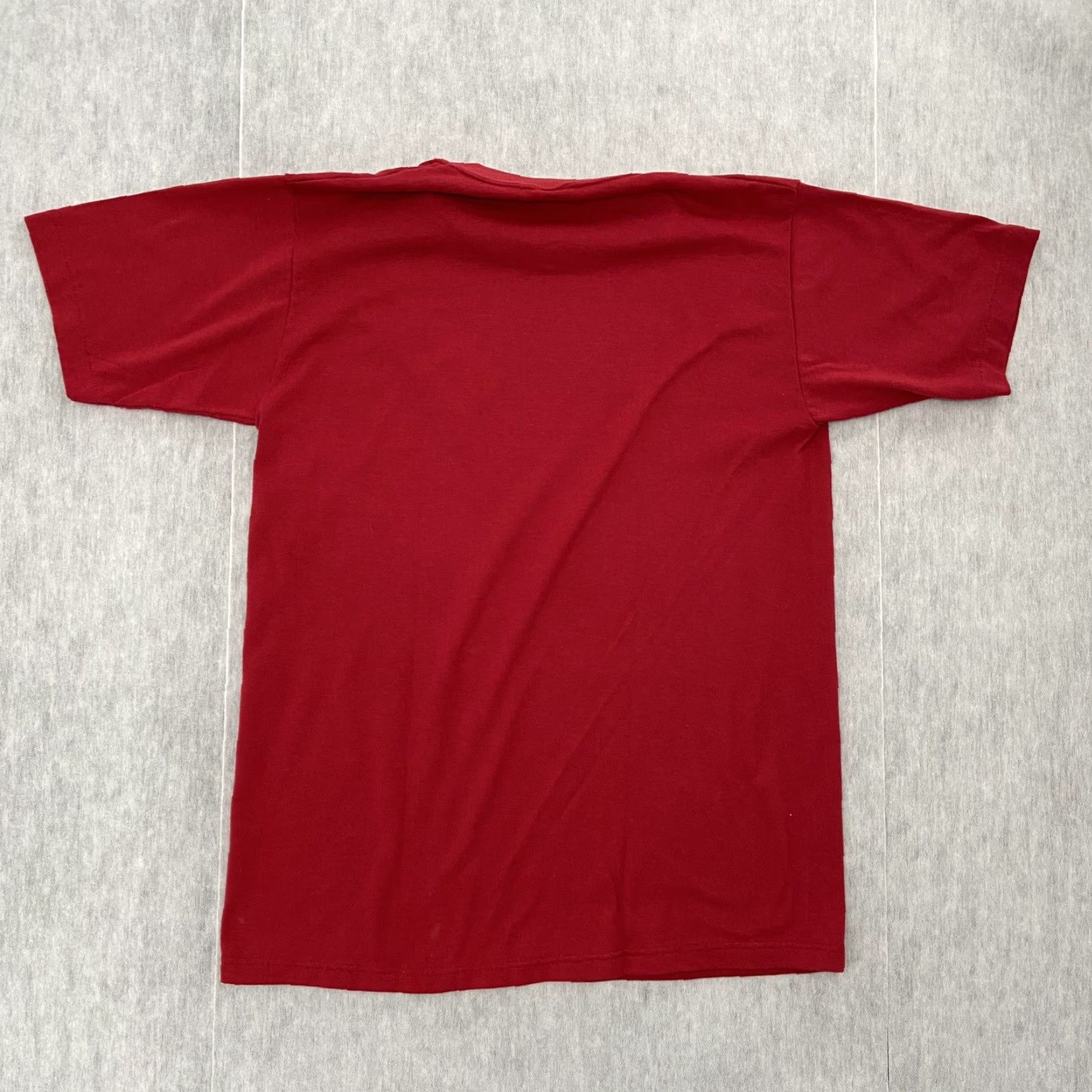 Velva Sheen VINTAGE Velva Sheen Kansas City Missouri Red Graphic T Shirt Adult Medium 80s Mens Slim Short Sleeve Crew Neck 100% Cotton USA Size US M / EU 48-50 / 2 - 2 Thumbnail