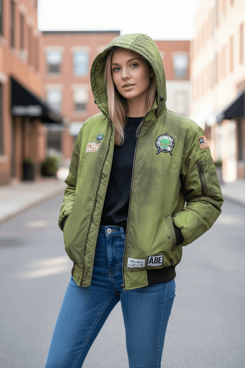 Other Aliens Built Earth Bomber Jacket temperature change Size US XL / EU 56 / 4 - 3 Thumbnail
