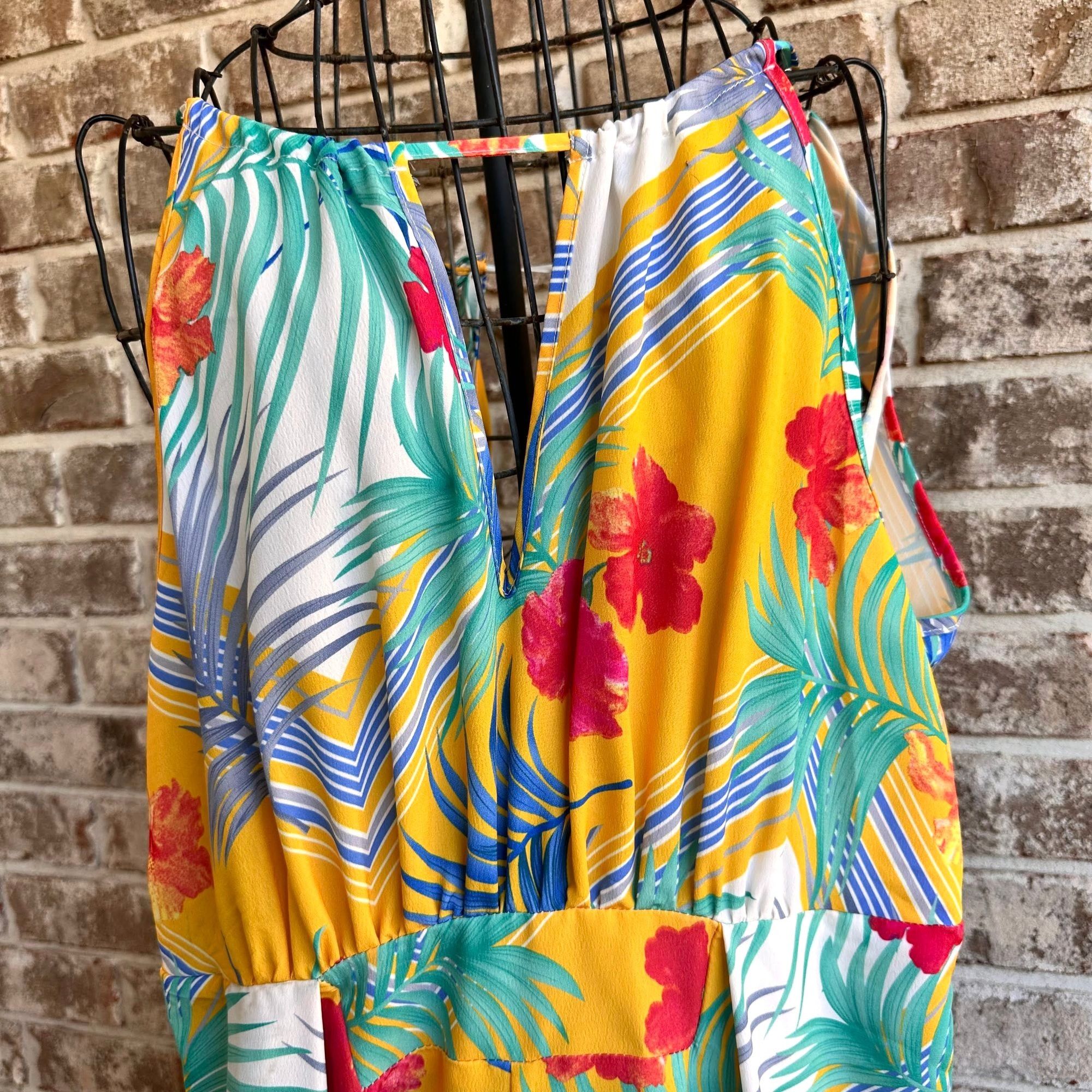 Other L Atiste by Amy Palazzo Pant Jumpsuit Sz M One Piece Floral Size M / US 6-8 / IT 42-44 - 2 Thumbnail