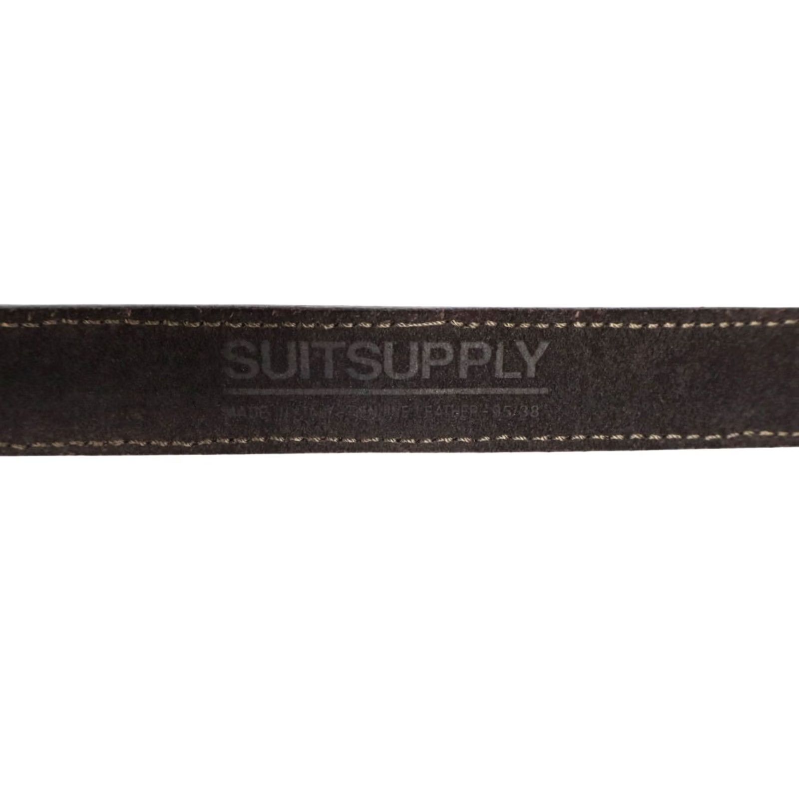 Suitsupply SUITSUPPLY Belt Women's 95/38 Brown Suede Ring Buckle Waist Size ONE SIZE - 6 Thumbnail