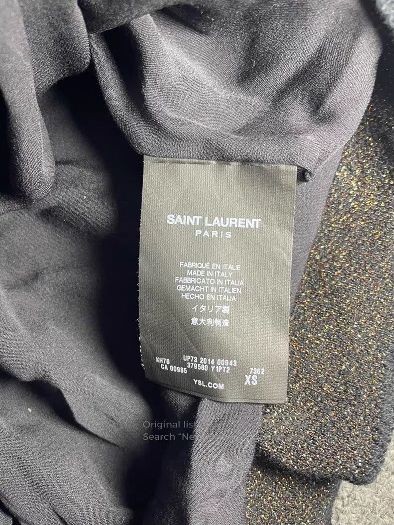 Saint Laurent Paris Saint Laurent Paris All-Over Print Star Glitter Mohair Car Size US XS / EU 42 / 0 - 5 Thumbnail