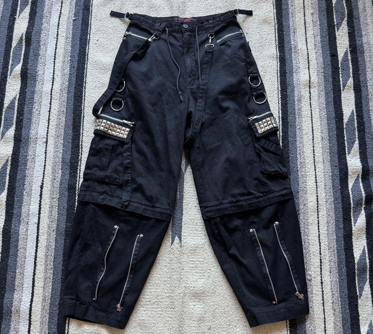 Tripp NYC Y2K TRIPP NYC Baggy Rave Pants 30W Size US 30 / EU 46 - 1 Thumbnail