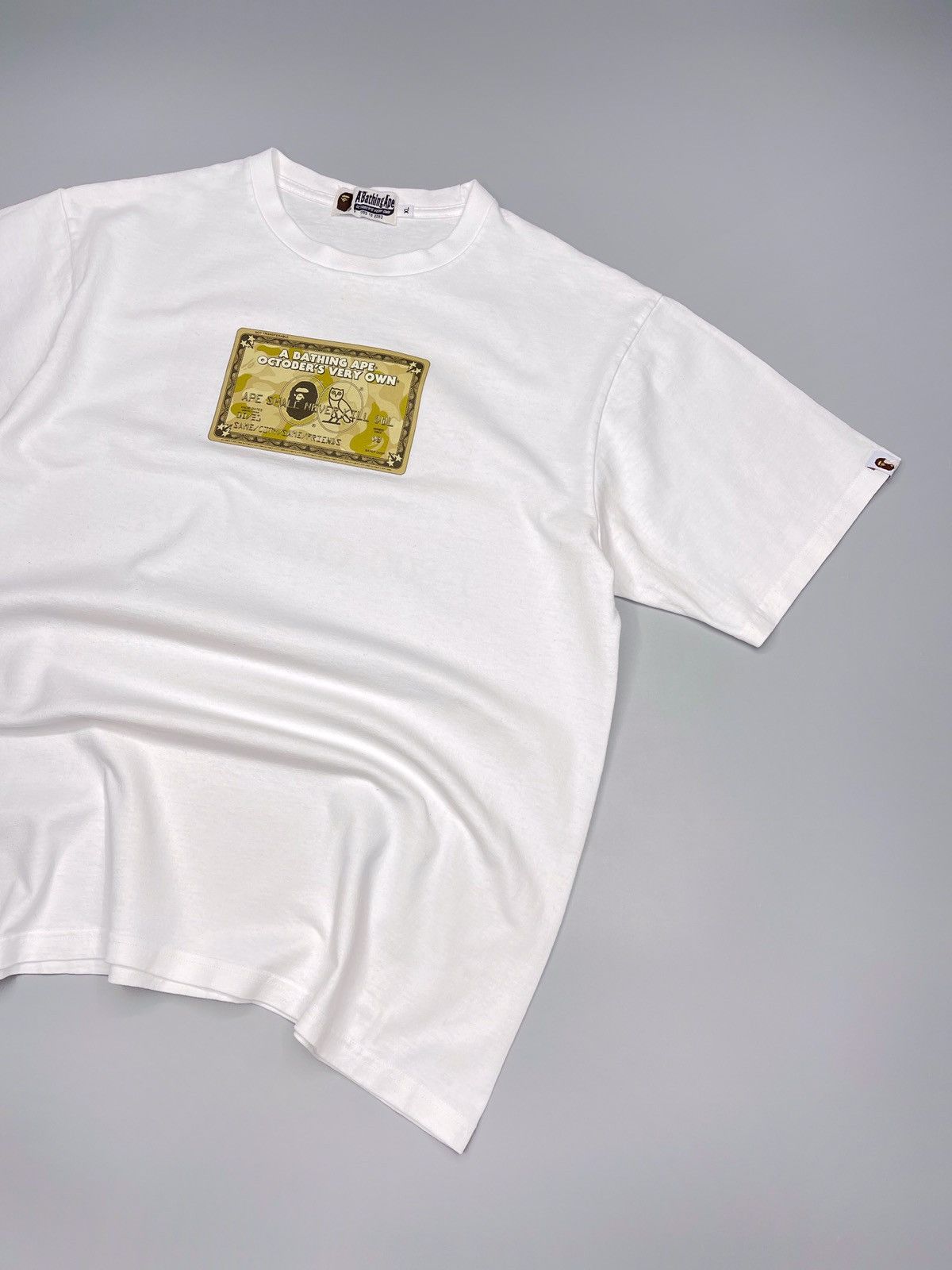 Bape × October's Very Own Bape x OVO Gold Card Tee Size US XL / EU 56 / 4 - 4 Thumbnail
