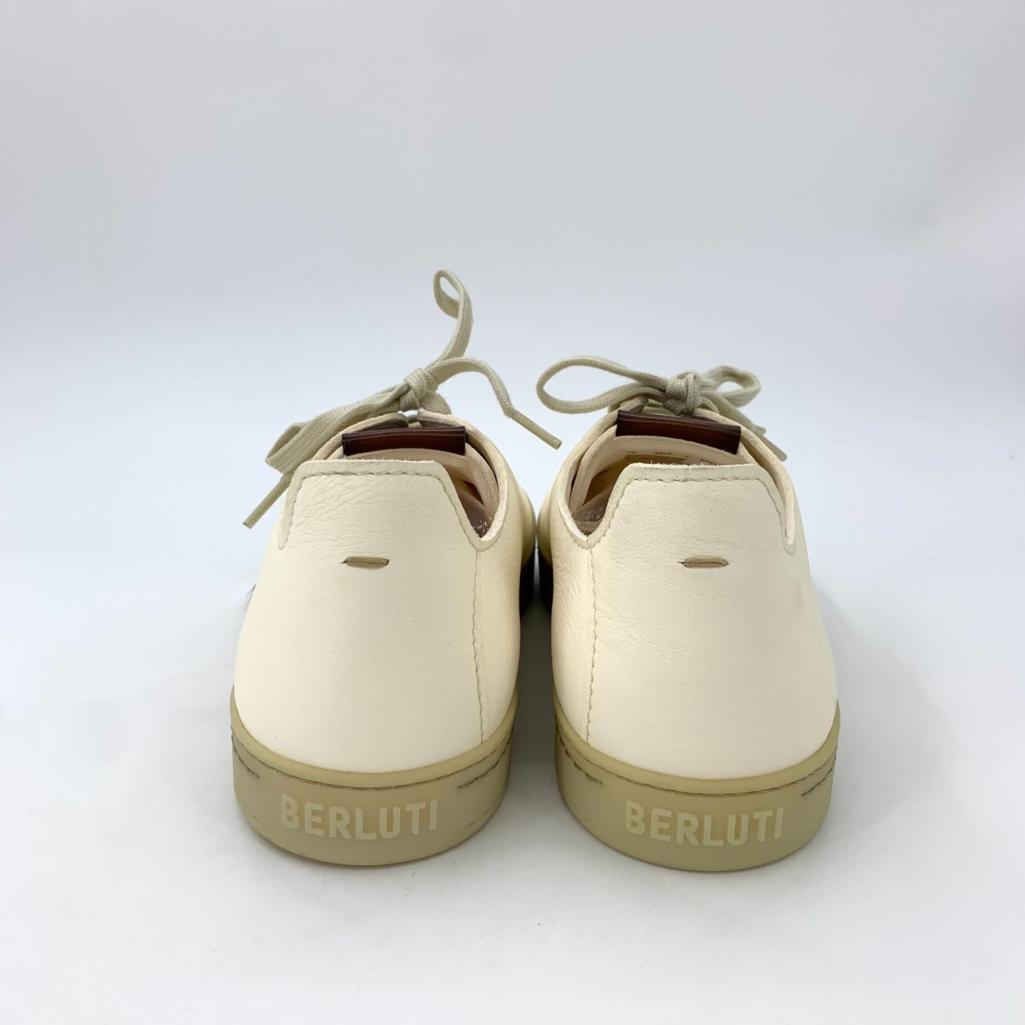 Berluti Berluti Beige 1895 Logo Leather Lace-Up Casual Board Shoes S Size US 7.5 / EU 40-41 - 5 Thumbnail