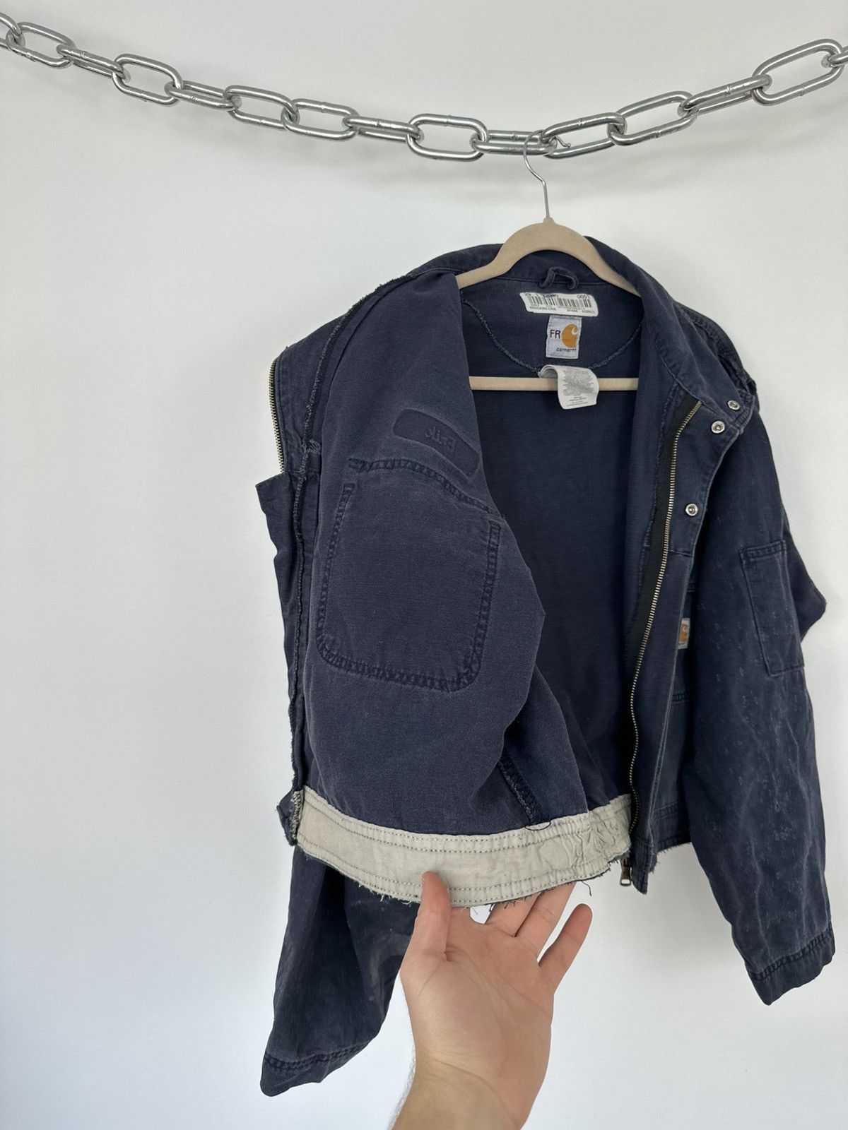 Carhartt Vintage Carhartt Flame Resistant USA Patches Cropped Jacket Size US M / EU 48-50 / 2 - 17 Thumbnail