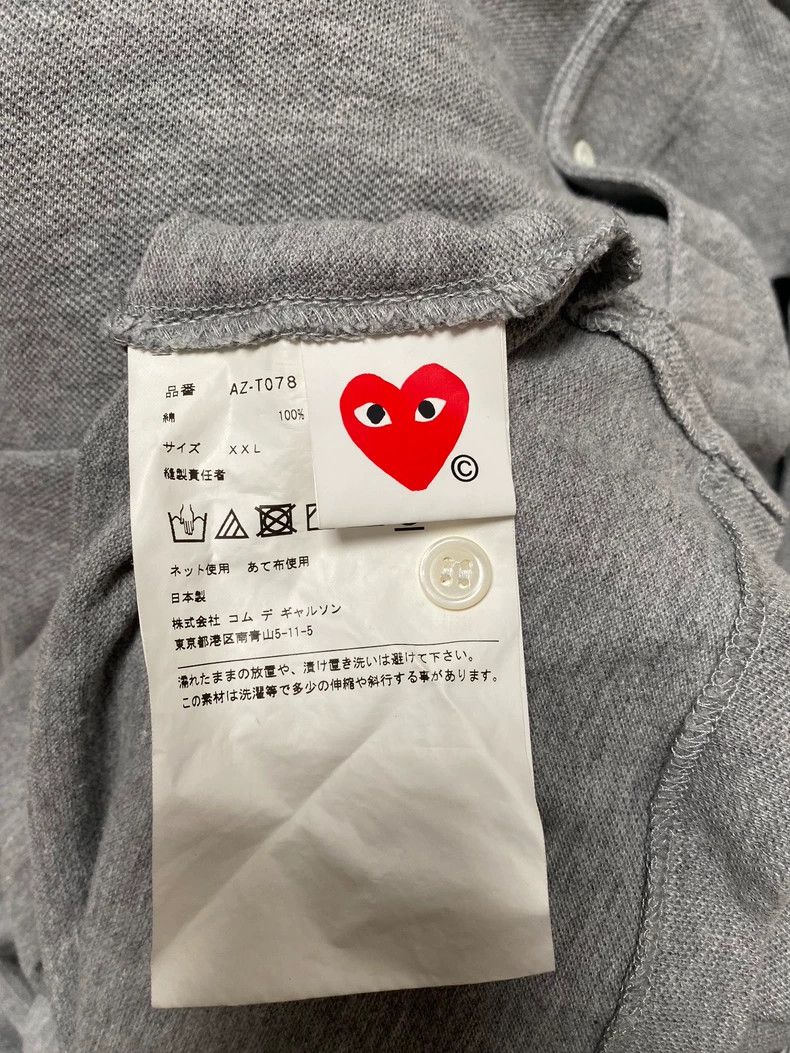 Comme des Garcons Comme Des Garcons Grey polo shirt 2505-Nextarrow Size US XXL / EU 58 / 5 - 4 Thumbnail