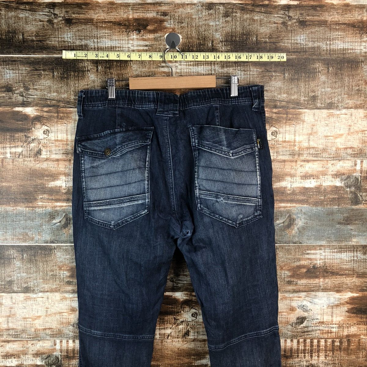 Japanese Brand Japanese Brand Blue Distressed Denim Pants #A2093 Size US 35 - 16 Thumbnail