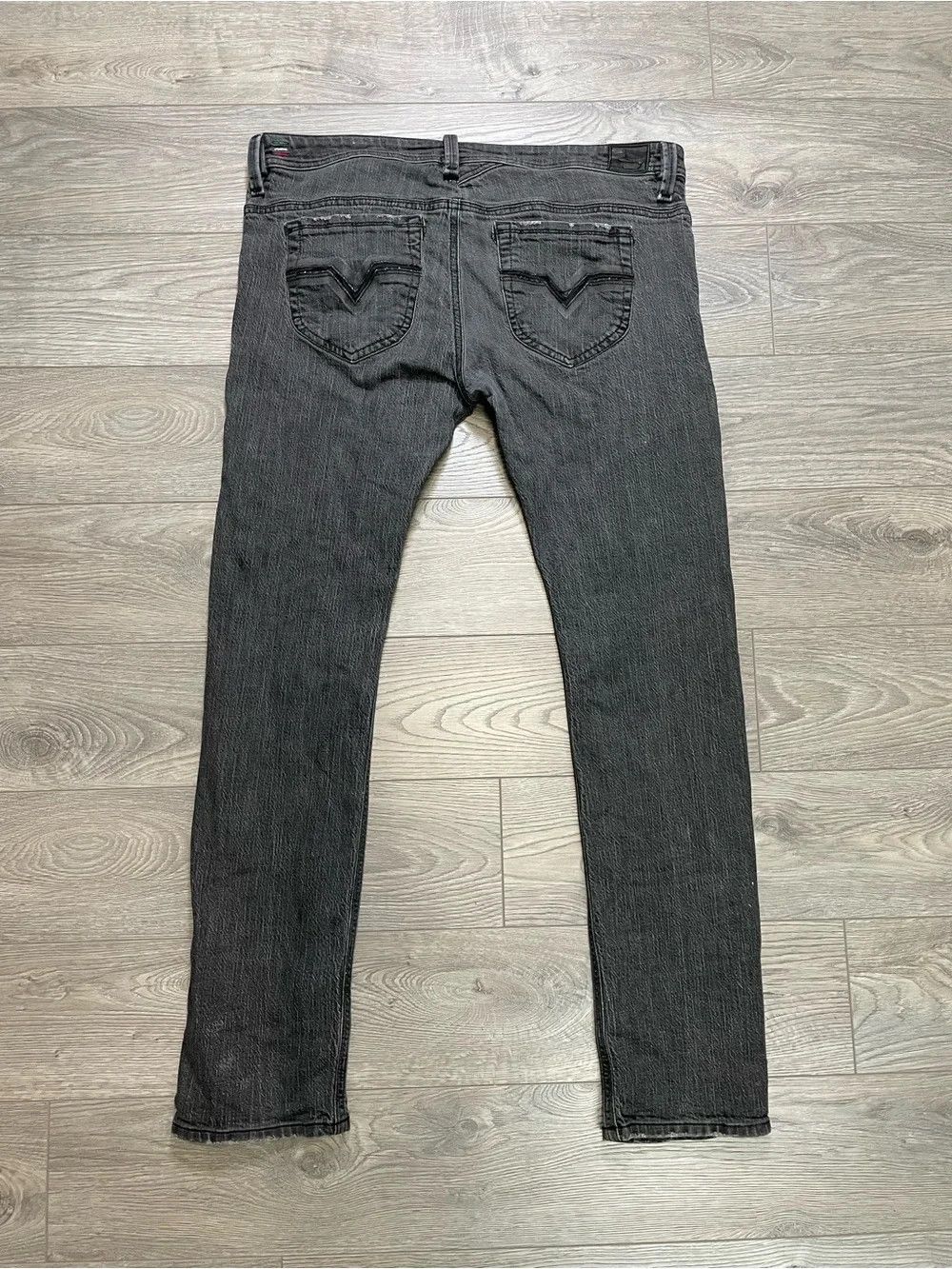 Diesel Diesel Thanaz Slim Gray Jeans Made in Italy Size 38x32.5 Size US 38 / EU 54 - 2 Thumbnail