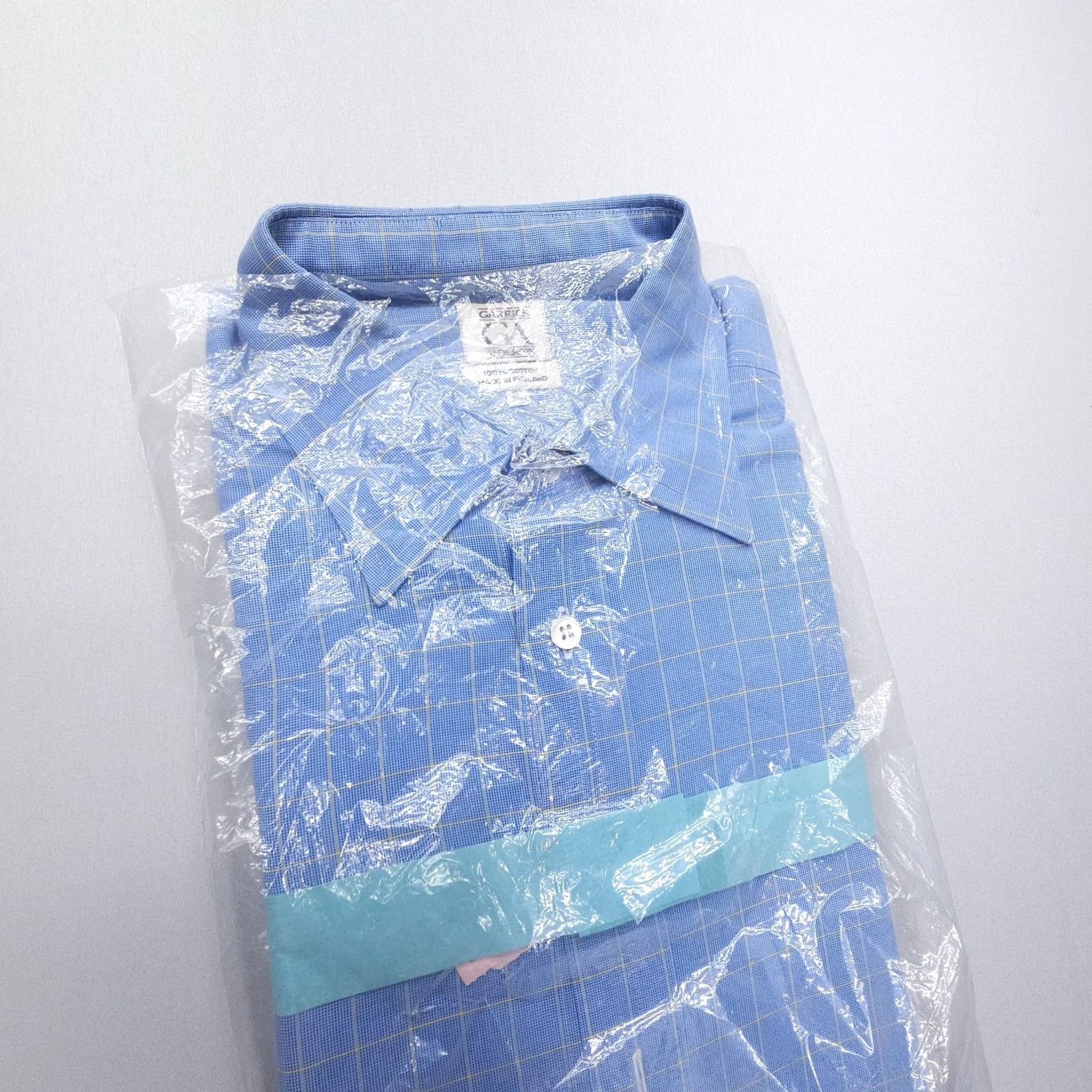 JW Anderson Vintage Garrick Anderson Dress Shirt Mens 16 / 41 Blue Plaid Shirt Size 42R - 6 Thumbnail