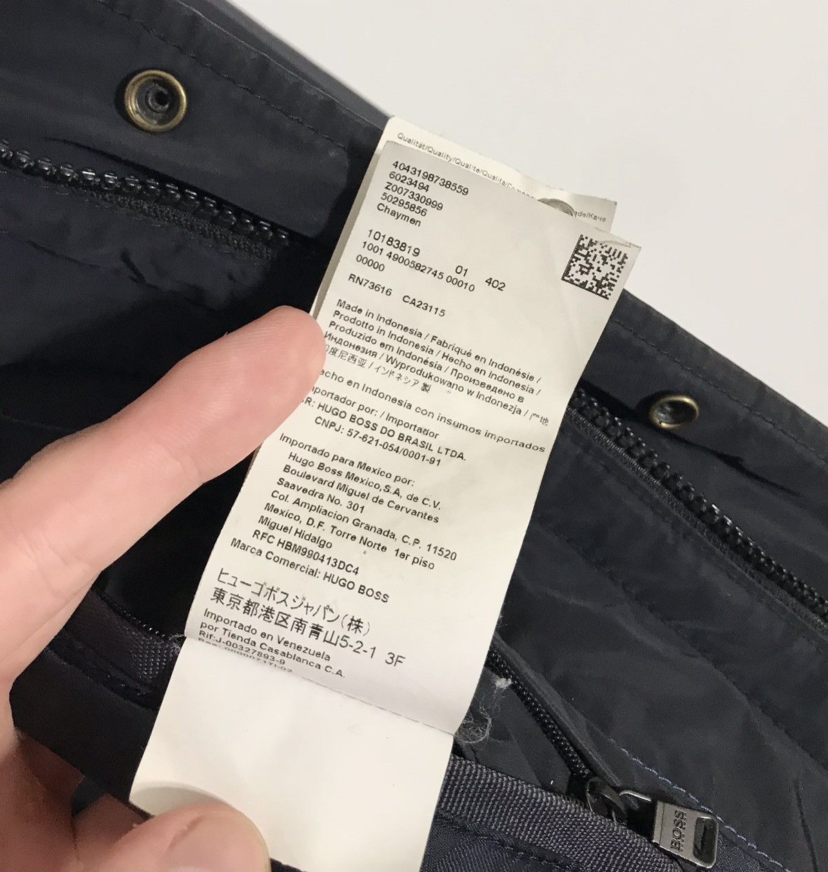 Hugo Boss Hugo Boss Padded Jacket Water Repellent Men's L Black Size US L / EU 52-54 / 3 - 10 Thumbnail