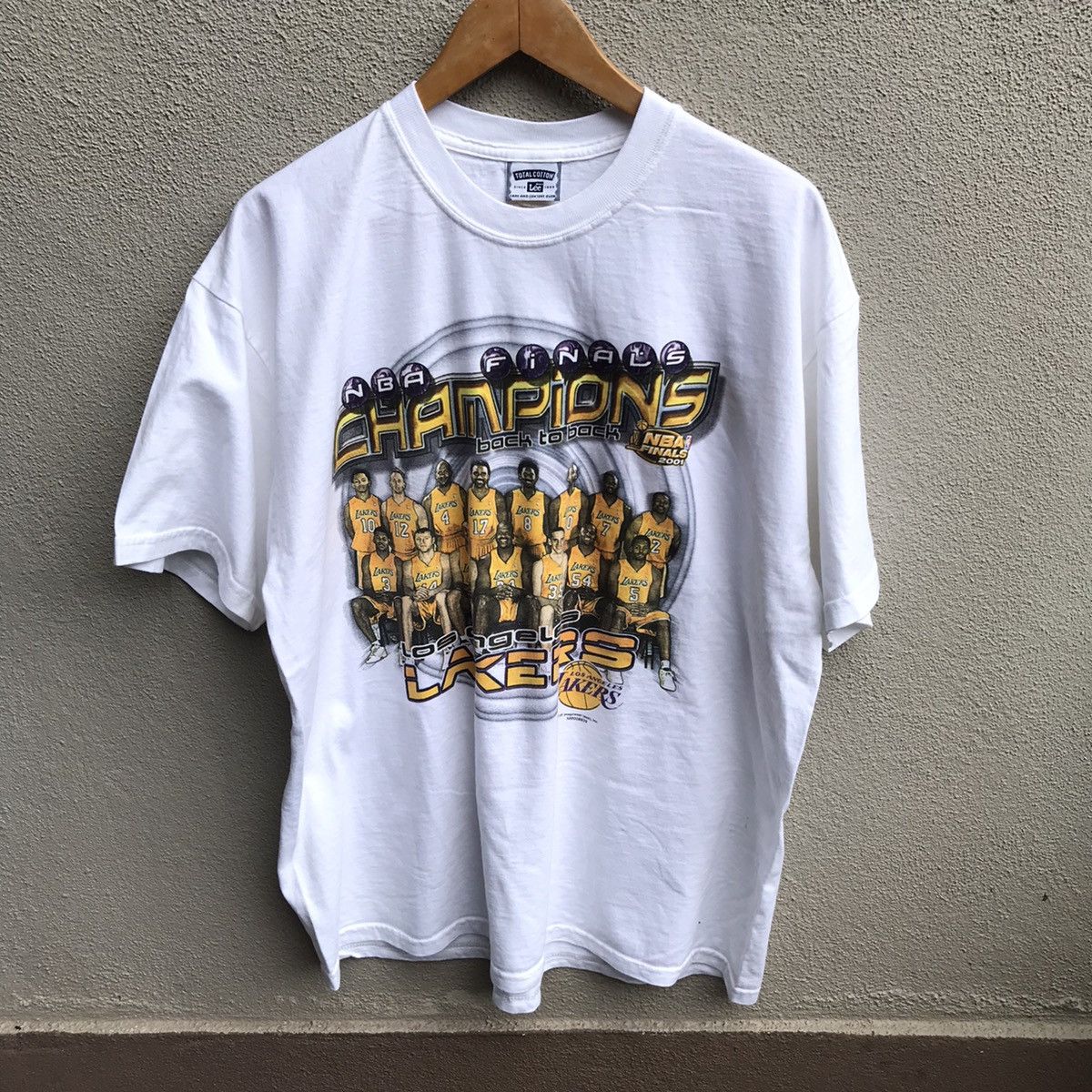 NBA × Vintage Vintage LA LAKERS champion tee nba kobe bryant Size US XL / EU 56 / 4 - 1 Thumbnail