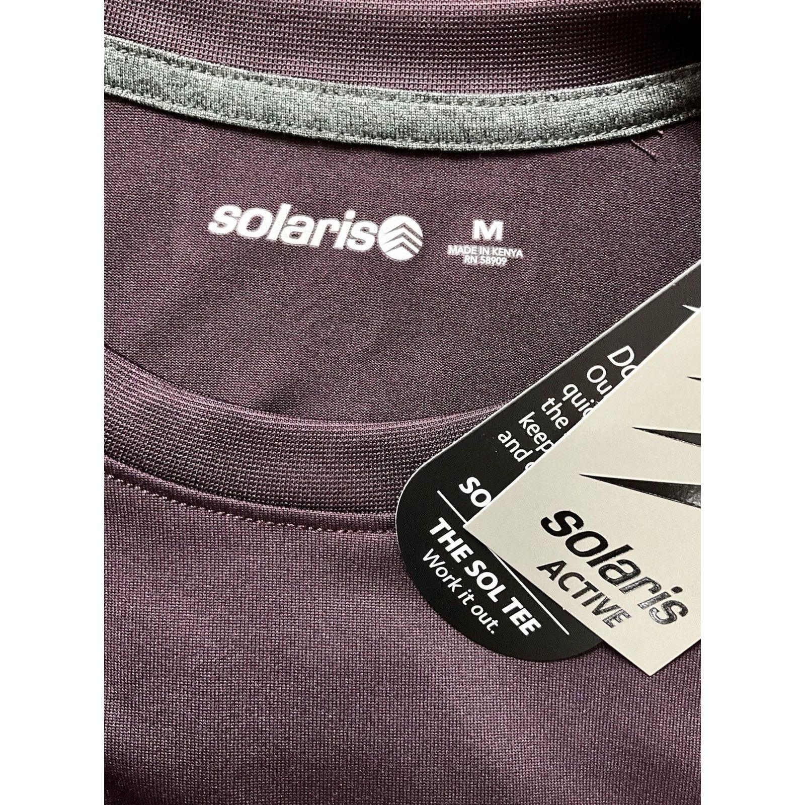 Vintage SOLARIS Mens Compression shirt Short Sleeve Crew Neck Purple M Pullover Activewear Shirt Boys? Size US M / EU 48-50 / 2 - 5 Thumbnail