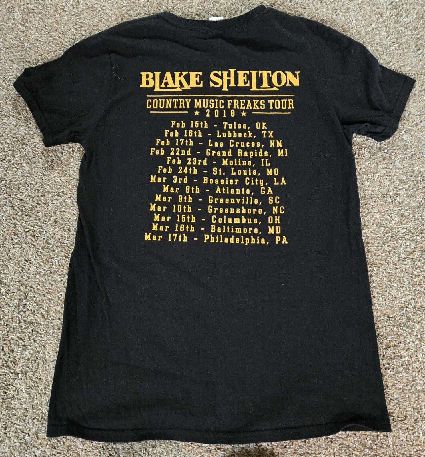 Designer Blake Shelton Country Music Freaks Tour 2018 Size Medium Size US M / EU 48-50 / 2 - 6 Thumbnail