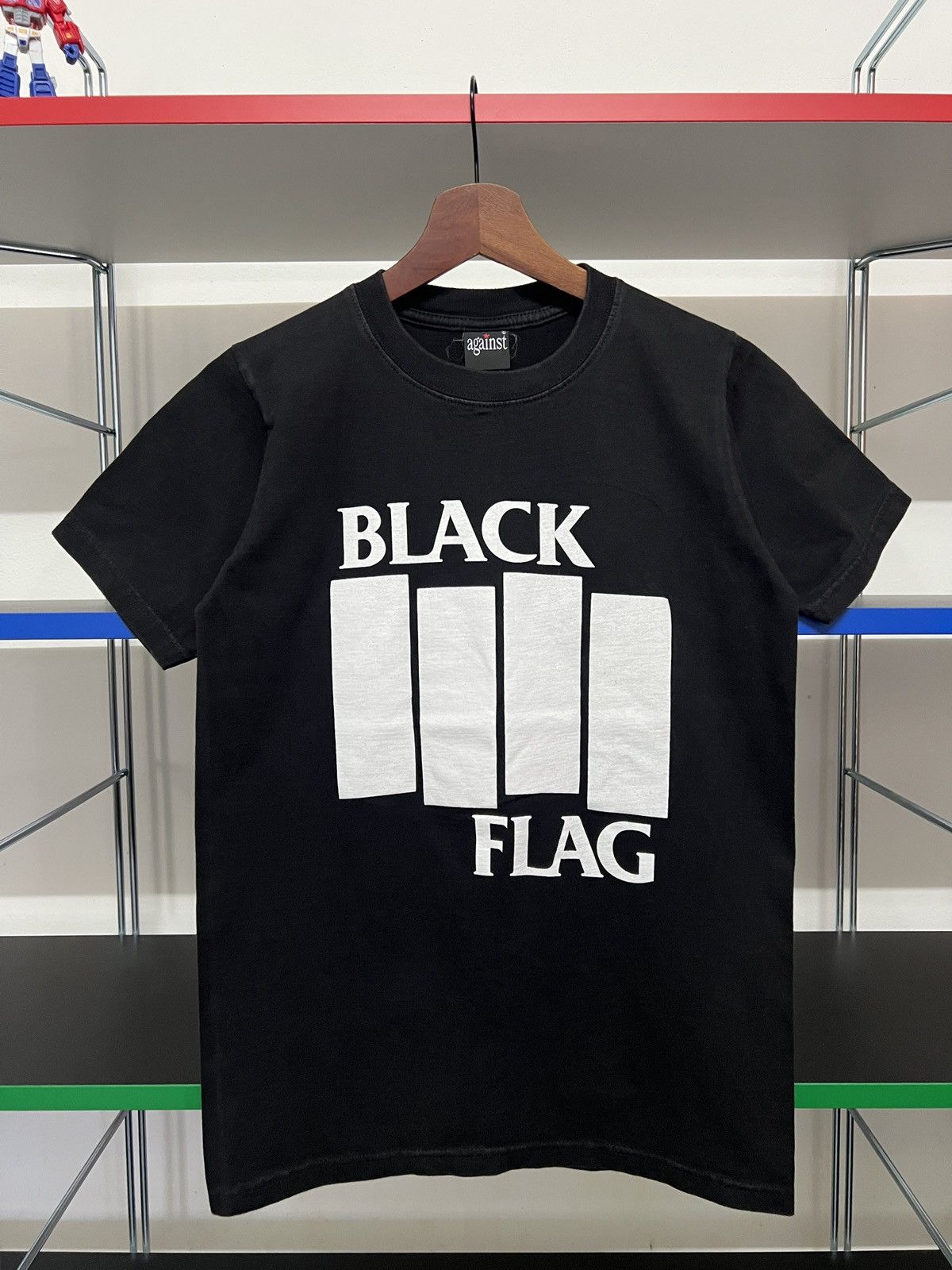 Band Tees Vintage Black Flag Bootleg Band Tee Shirt 90s Size US S / EU 44-46 / 1 - 1 Thumbnail