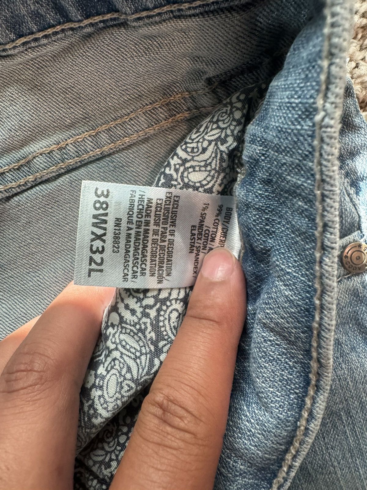 Cody James Cody James Light Wash Jeans – 38x32 Size US 38 / EU 54 - 2 Thumbnail