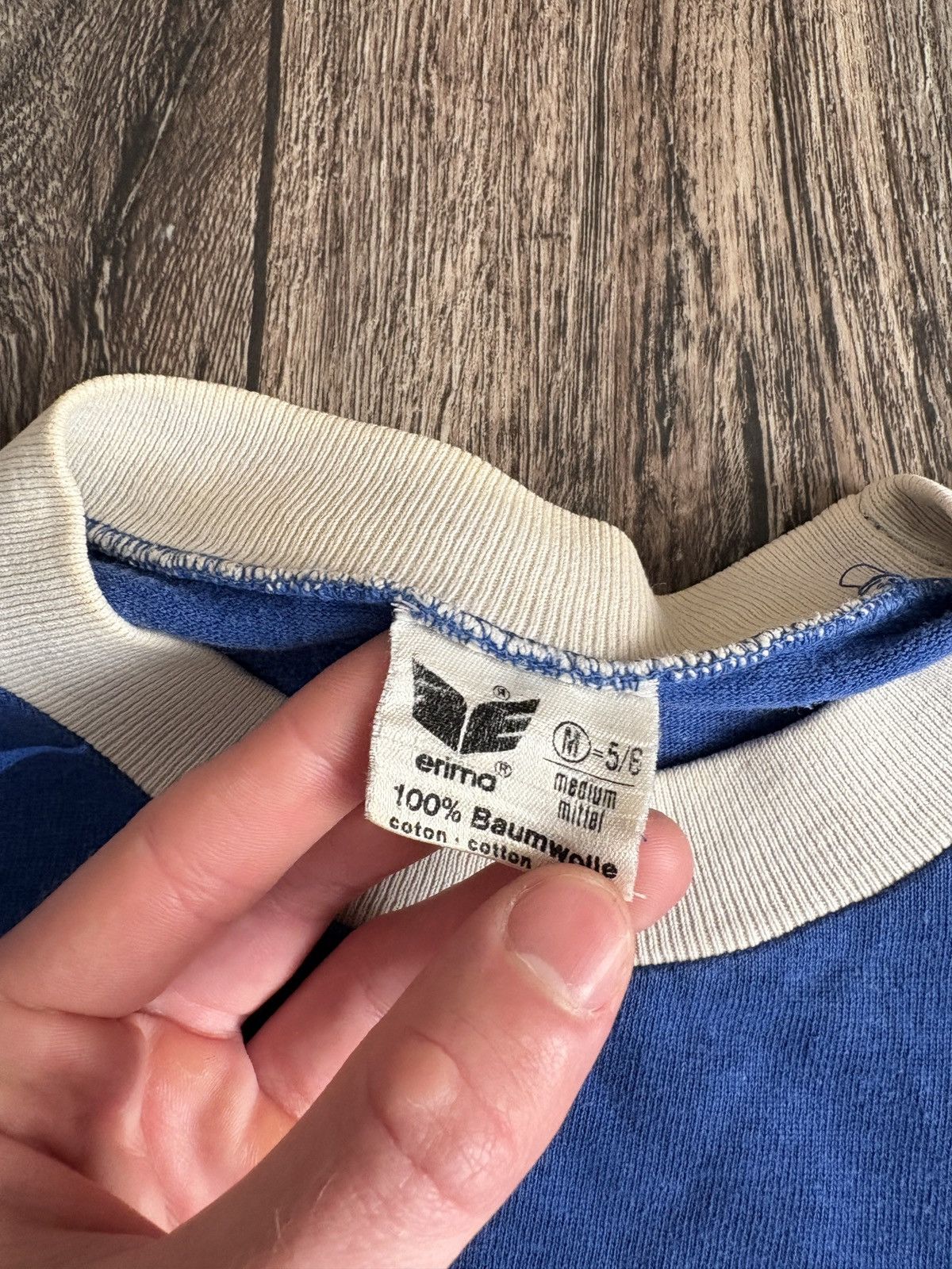 Erima Vintage 80s Erima Football Long Sleeve Shirt #2 West Germany Size US M / EU 48-50 / 2 - 7 Thumbnail